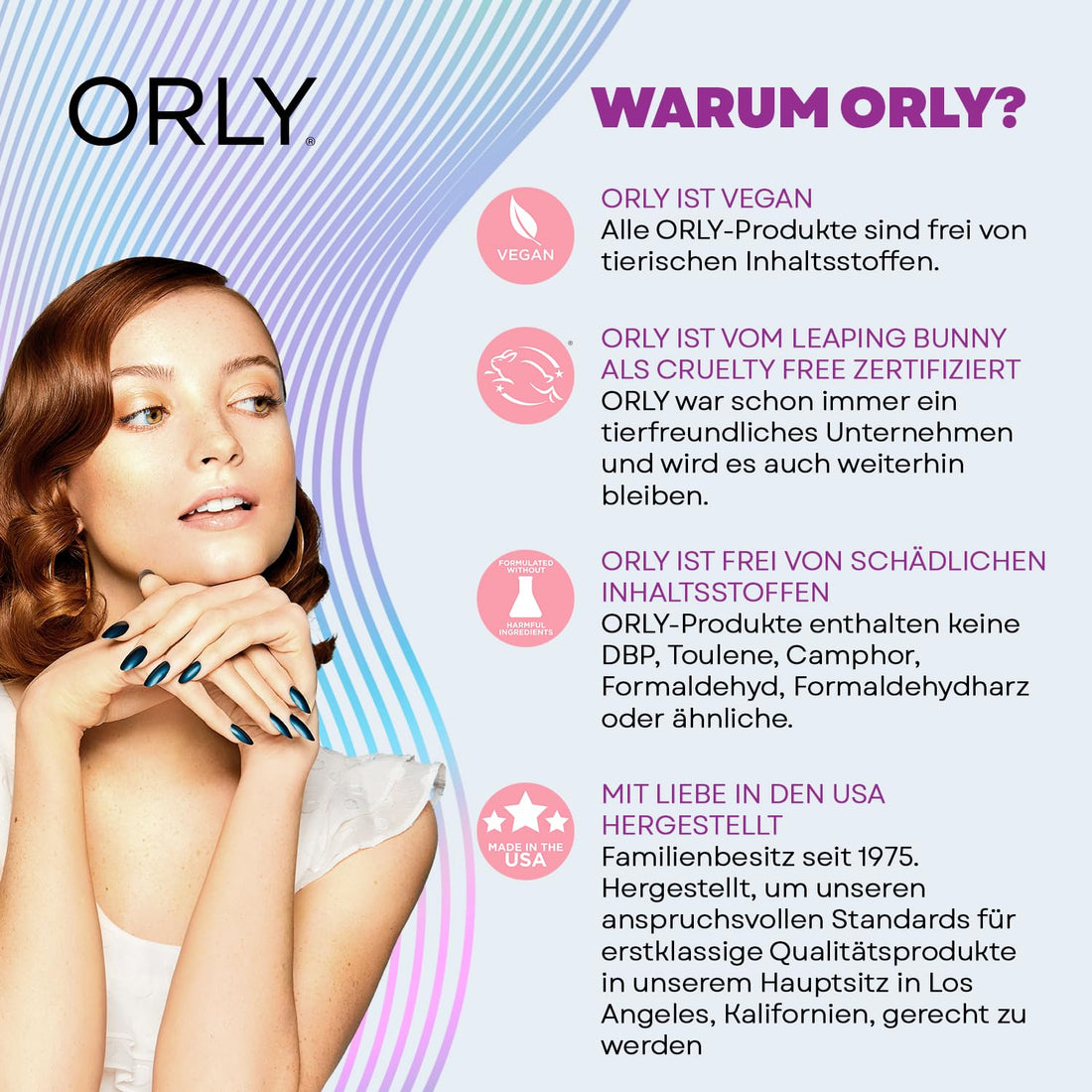 Orly Nail Lacquer, Rose Coloured Glasses, 18ml