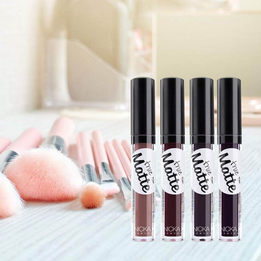 Nicka K True Matte Lip Colour, Thunder, 3.5g