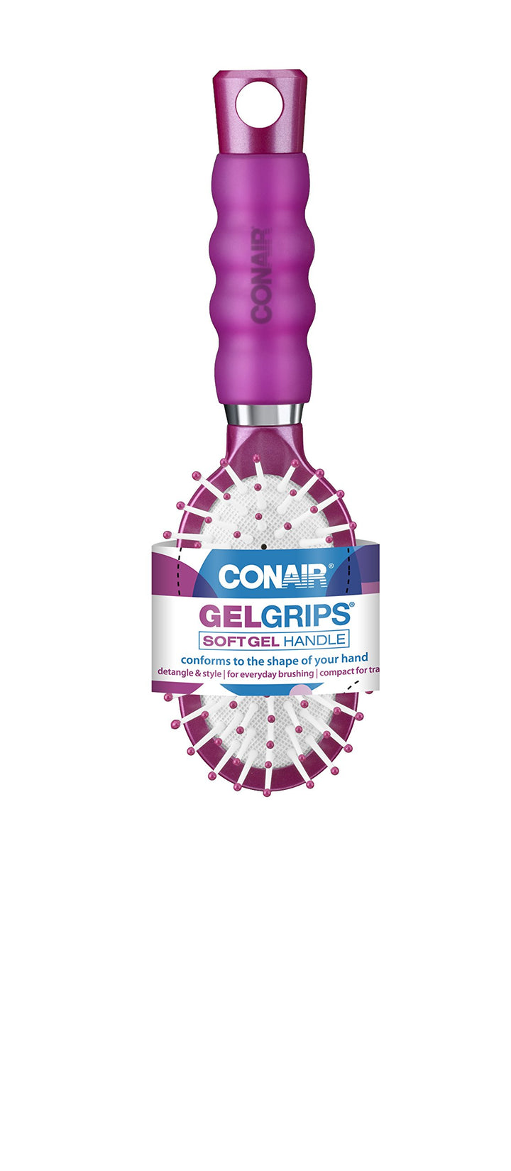 Conair Hair Brush Gel Grip Cushion Mid-Size