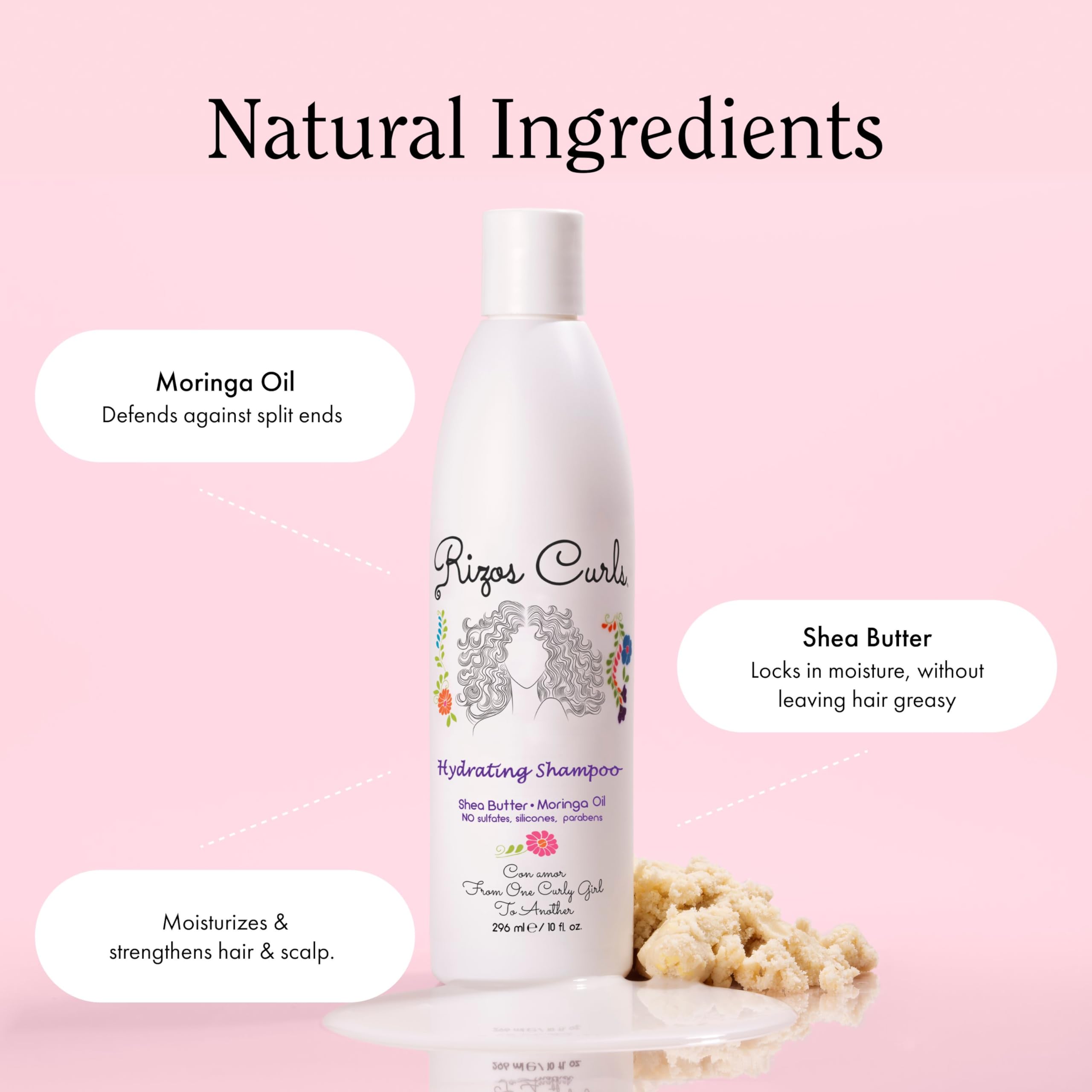 Rizos Curls Curly Hair Define Bundle Set One Hydrating Shampoo One Deep Conditioner And One Defining Cream Latina Hair Care Products