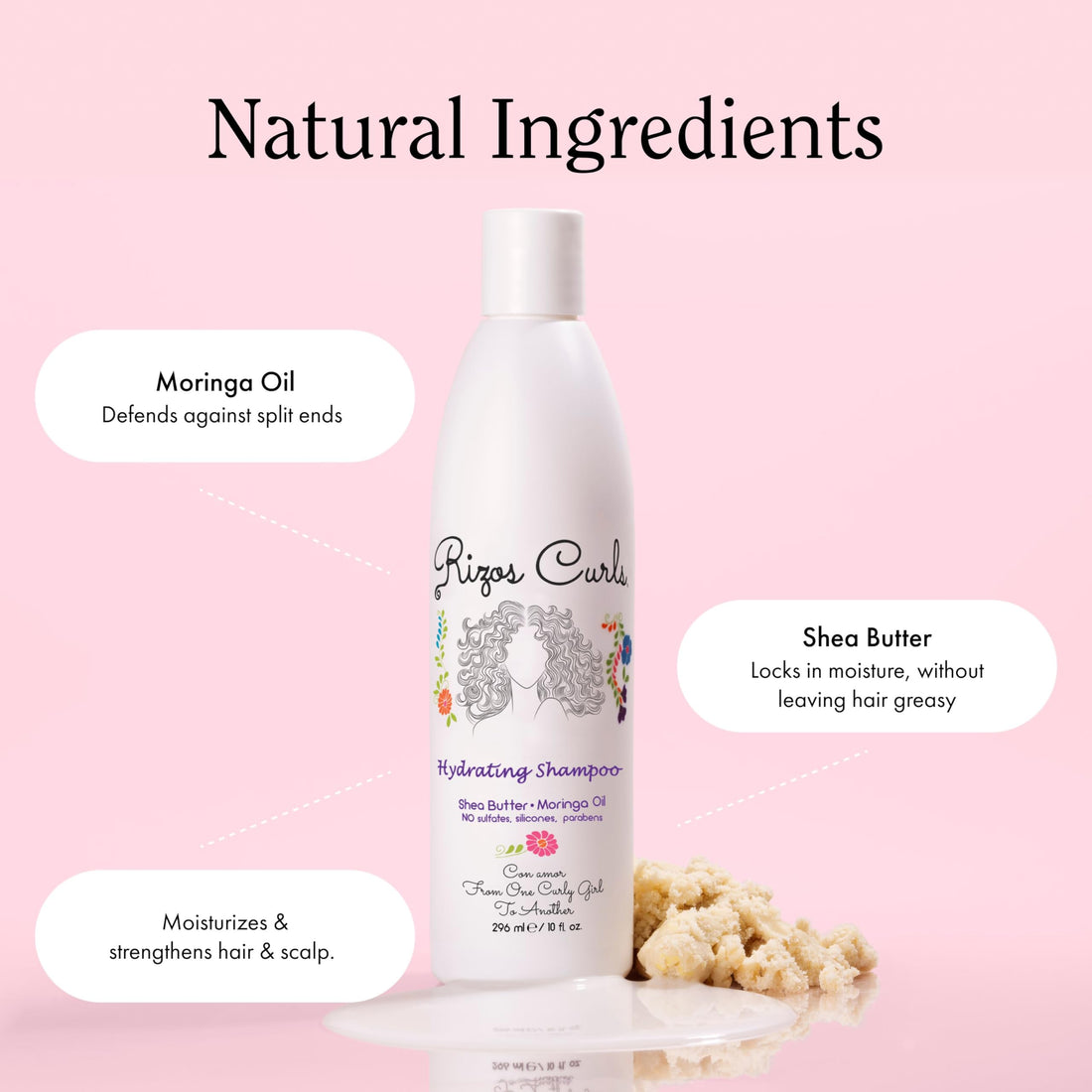 Rizos Curls Curly Hair Define Bundle Set One Hydrating Shampoo One Deep Conditioner And One Defining Cream Latina Hair Care Products