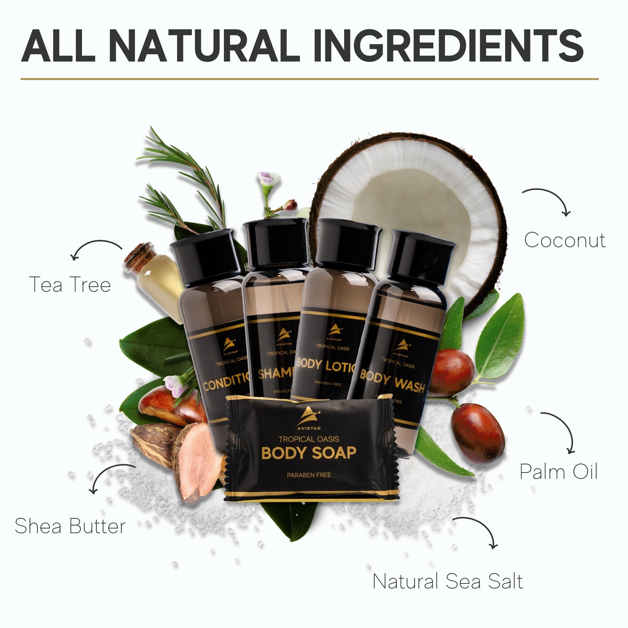 200 Piece Hotel Soap & Bulk Toiletries - Airbnb Essentials for Guests - Hotel Shampoo & Conditioner Supplies for Guests, Hotel Toiletries Bulk Set, Hotel Soaps & Toiletries Bulk, Hotel Amenities Bulk