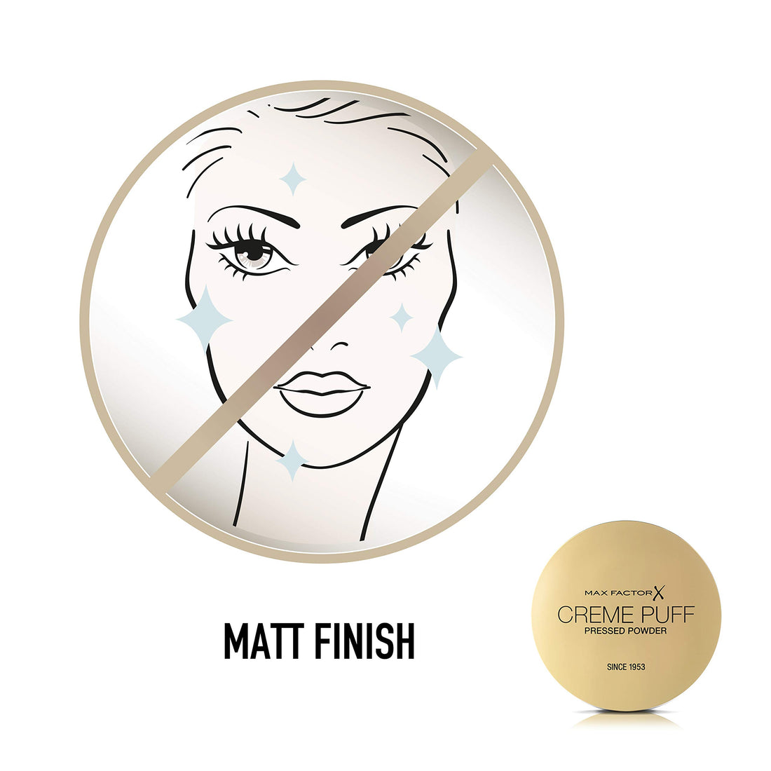 Max Factor Creme Puff Press Powder, Candle Glow