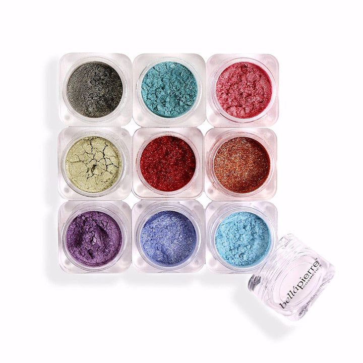Bella Pierre 9-Stack Shimmer Powder Set, Fabulous, 9-Count