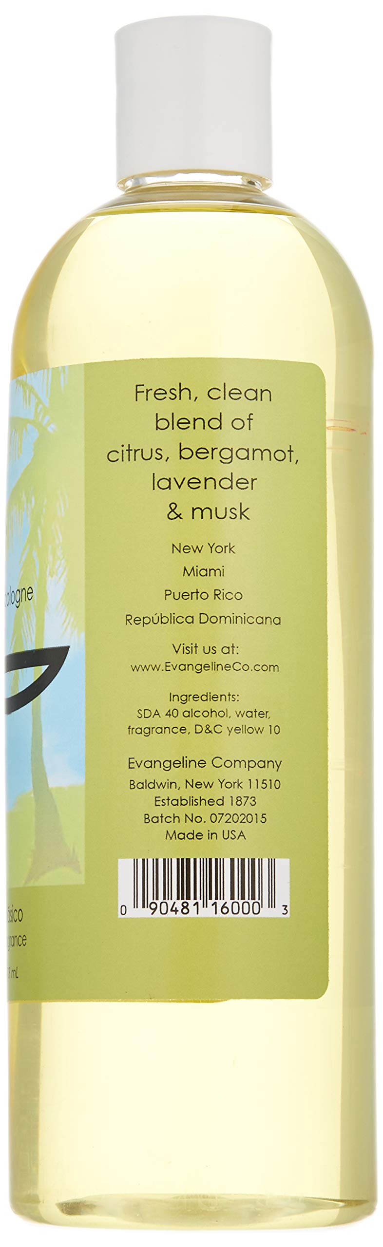 Evangeline Eau de Cologne, 16 Ounce