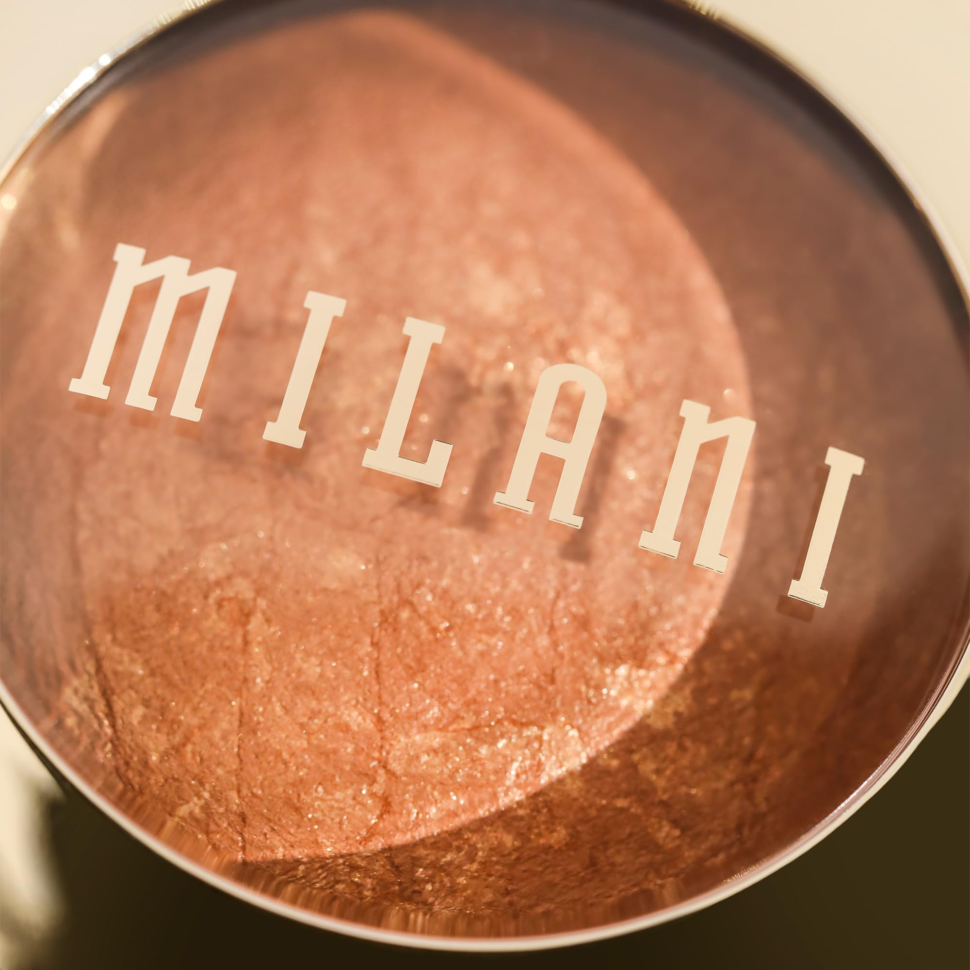 Milani Baked Bronzer - Glow, Cruelty-Free Shimmer Bronzing Powder to Use For Contour Makeup, Highlighters Makeup, 0.25 Ounce