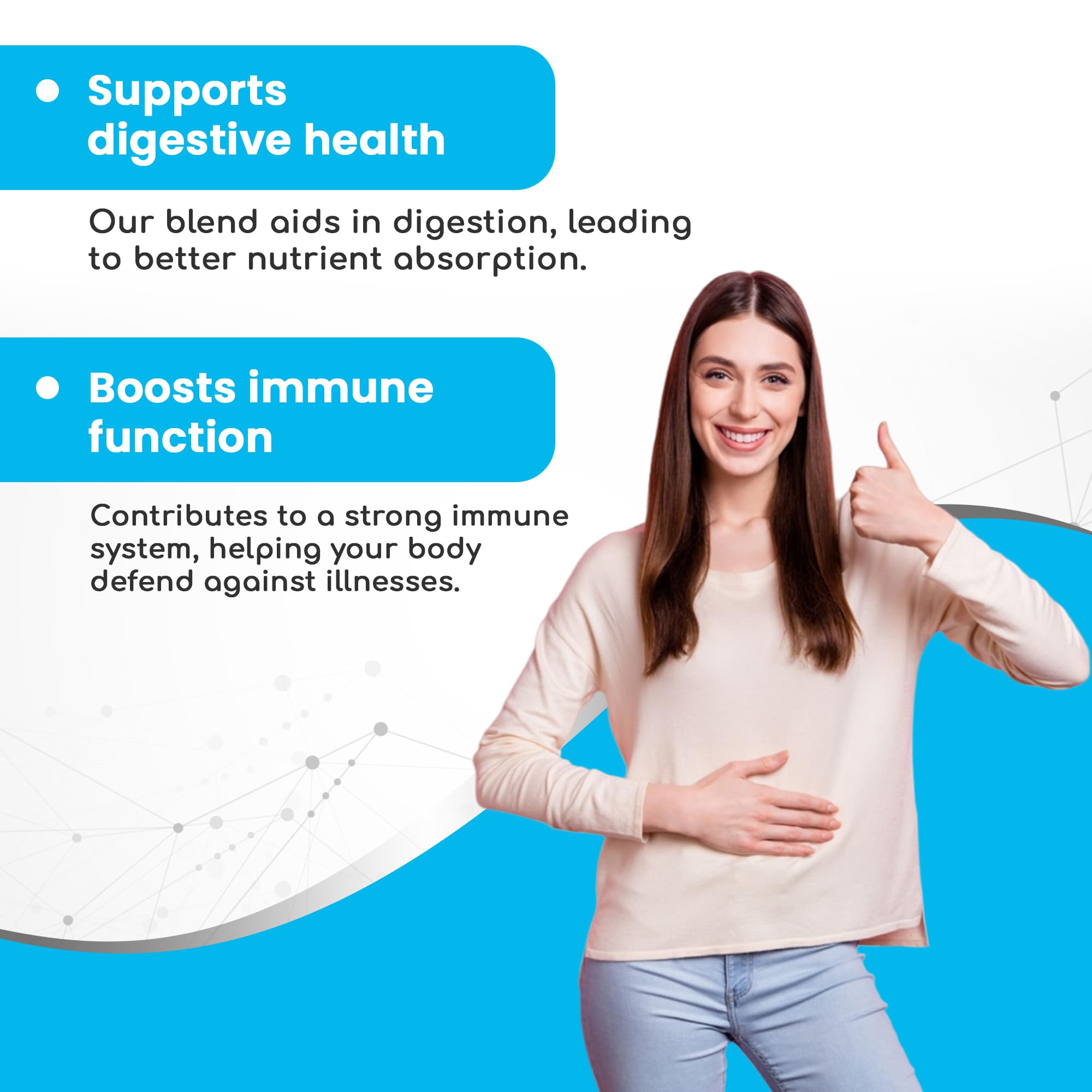 Probiotic Supplement / Infinite Health - 90 Small Easy to Swallow Capsules - All Natural, Helps Relieve Digestive problems & Gas - Improves Immune System 2.1 Billion CFUs per Capsule