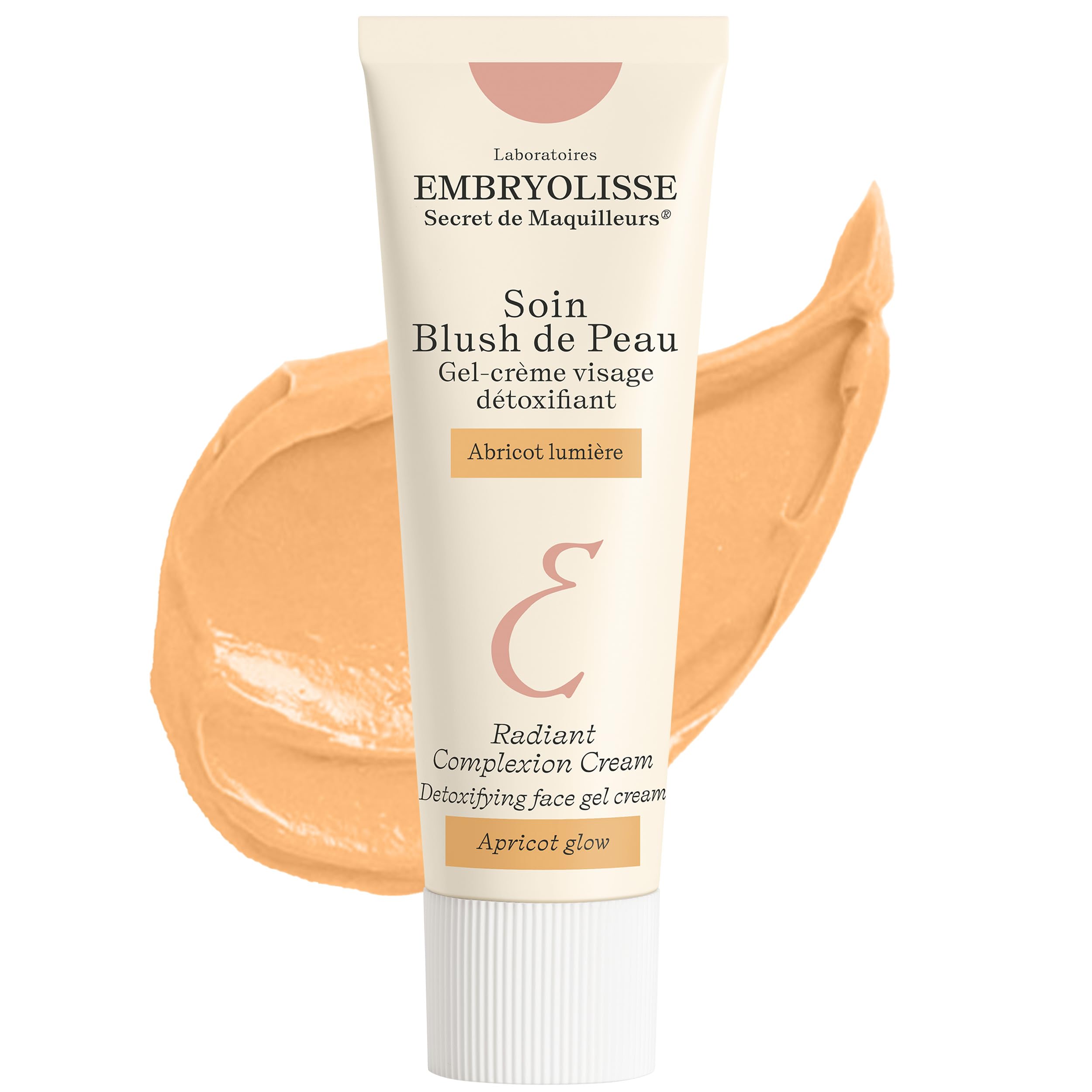 Embryolisse Radiant Complexion Cream. Hybrid Makeup & Face Moisturizer with Hyaluronic Acid & Shea Butter. Illuminating Care for Glowing Skin - Peach Shade, 1.01 Fl.Oz.