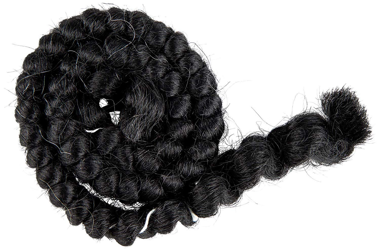 Mehron Makeup Crepe Hair 12-inch Braid (Black)