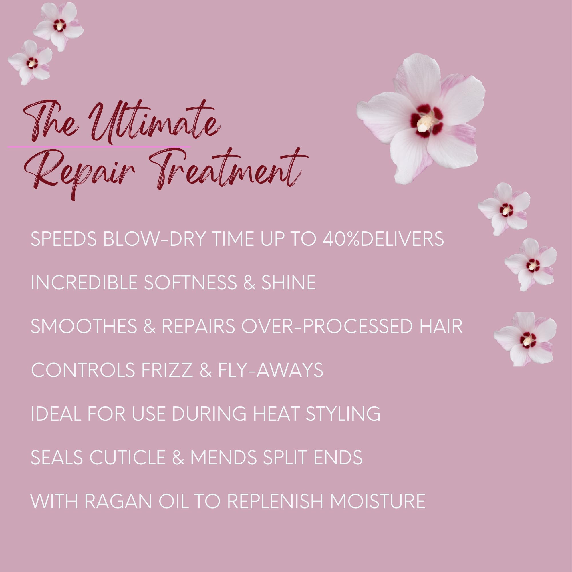 DermOrganic Leave-in Treatment for Hair with Argan Oil - Repair, Protect, Shine, 4 fl.oz. (Pack of 2)