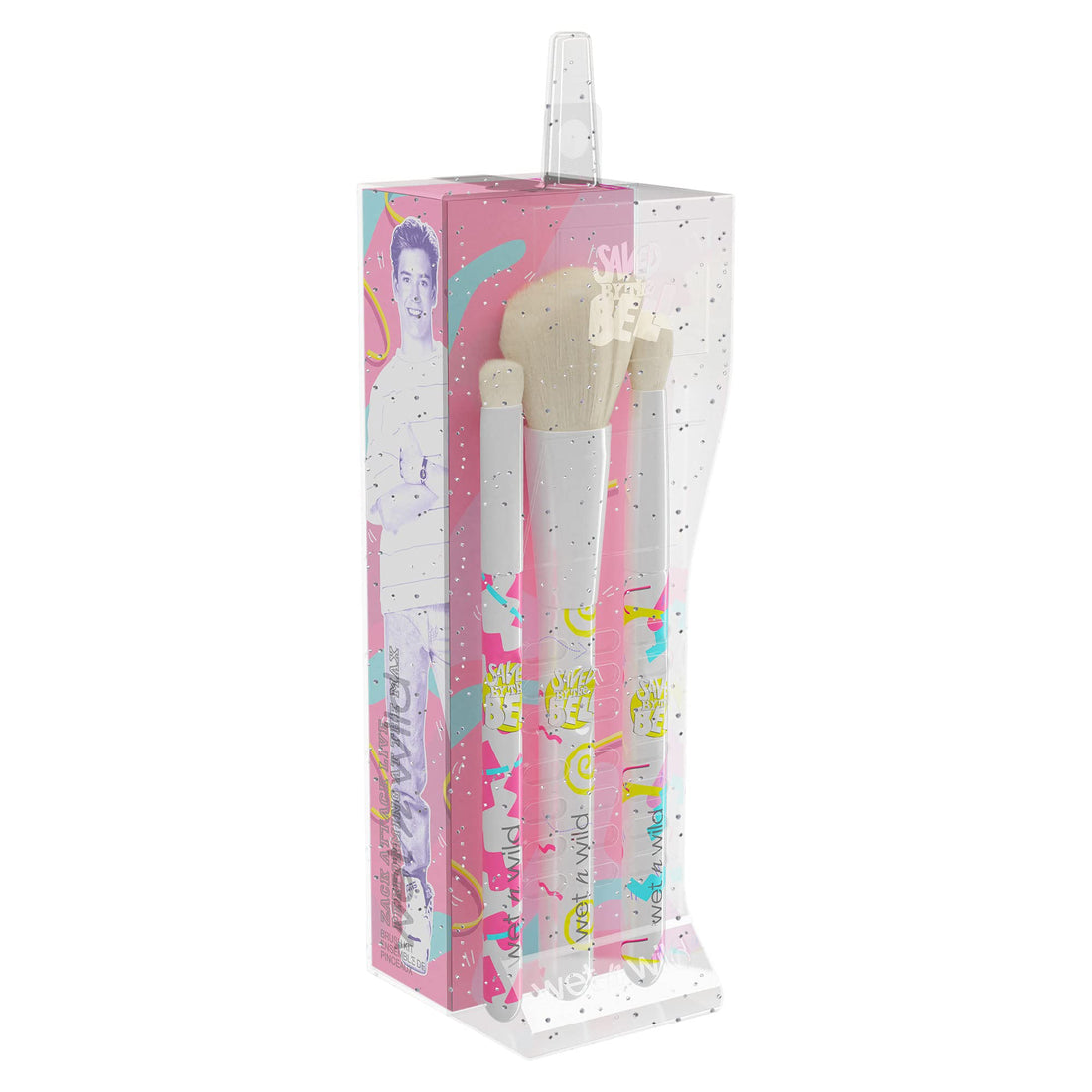 wet n wild Saved By The Bell Zack Attack Live Performing at the Max Brush Set, Makeup Brush Set with Case,1114546