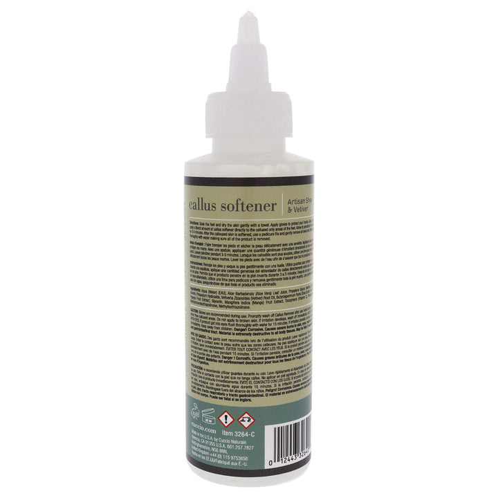 Cuccio Naturale Luxury Spa Callus Softener Professional Strength Artisan Shea & Vetiver 4 Oz