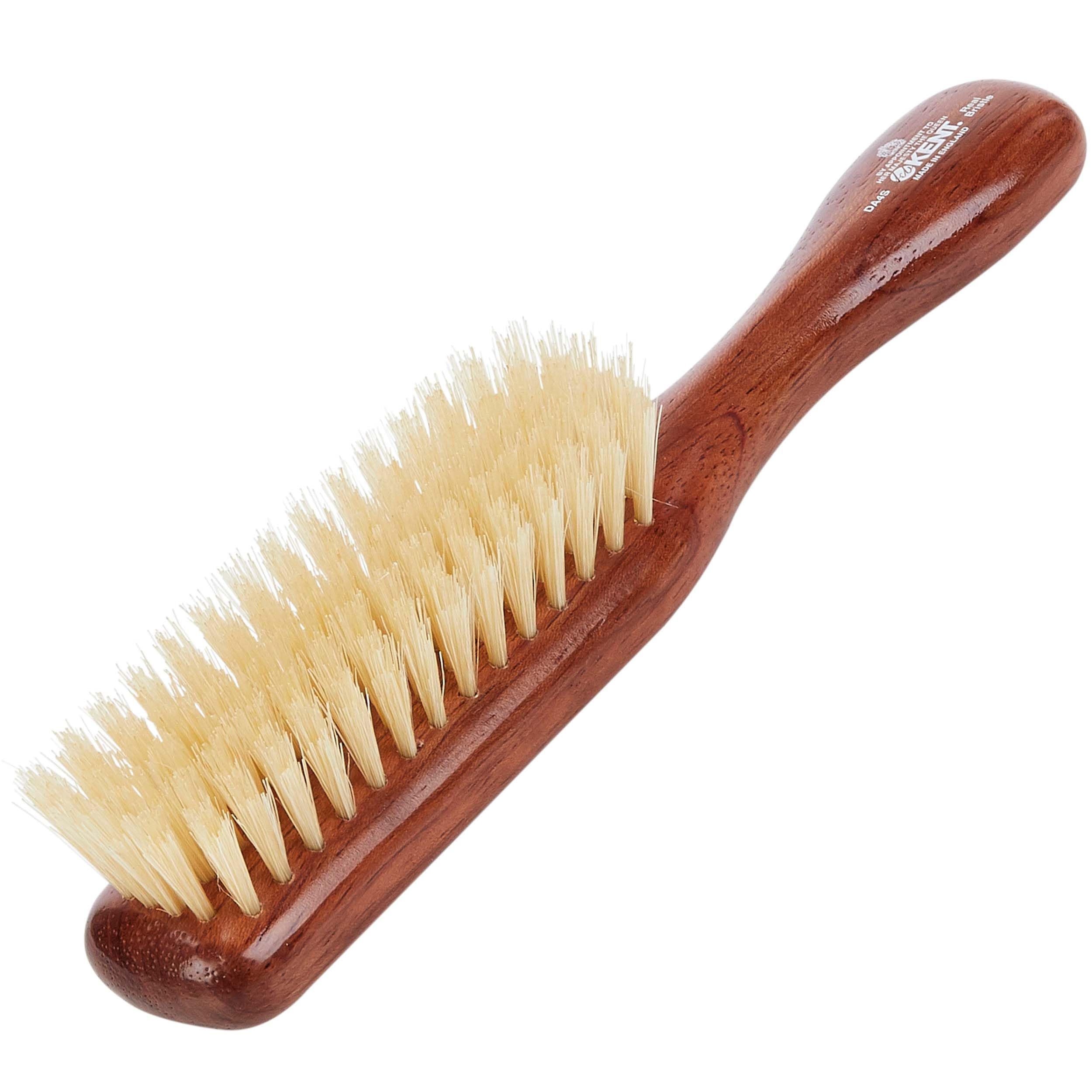 Kent DA4S Satinwood Premium Soft Pure Bristle Hair Brush for Fine and Thinning Hair