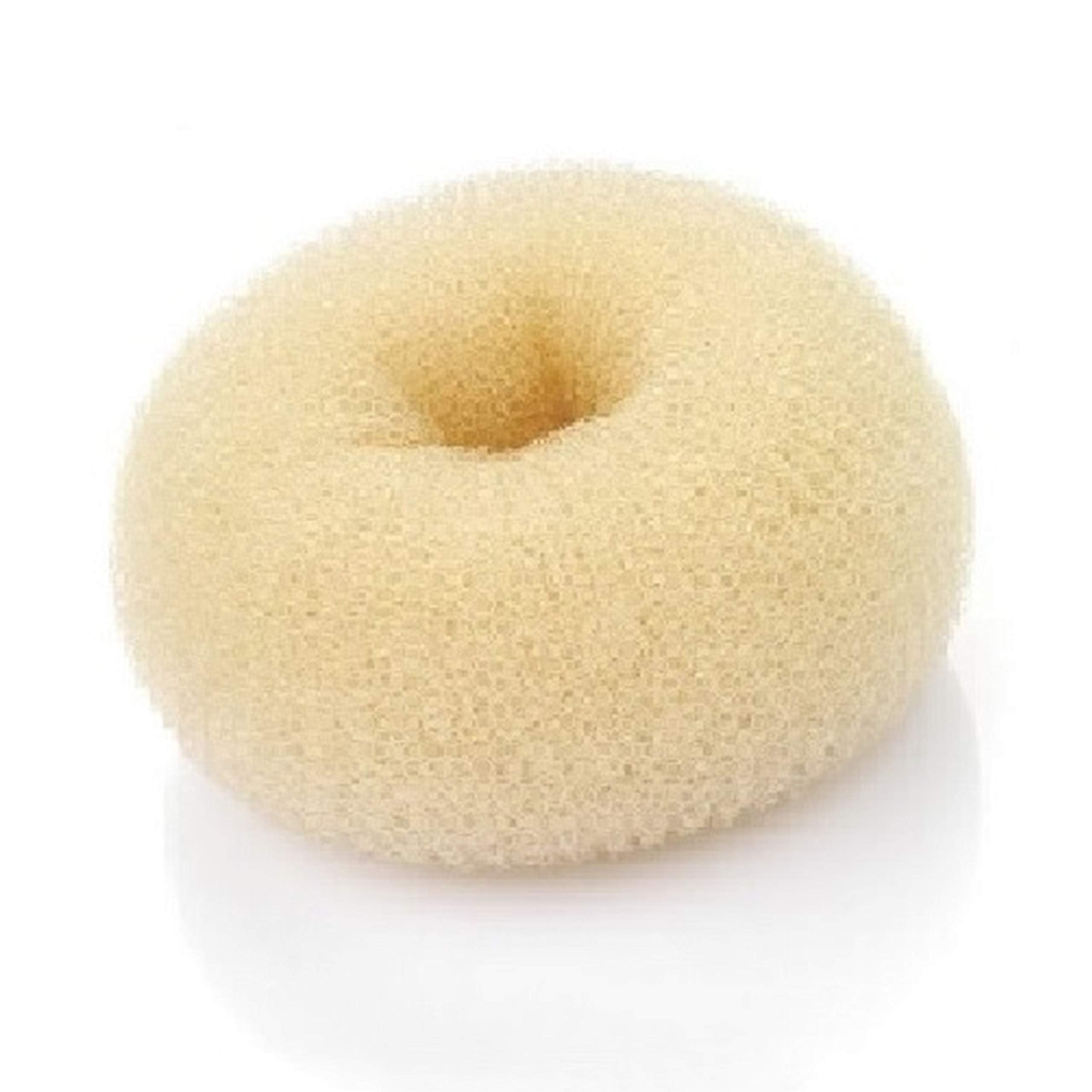 Beaute Galleria - Chignon Hair Donuts Ring Style Bun Maker (Small, Beige)