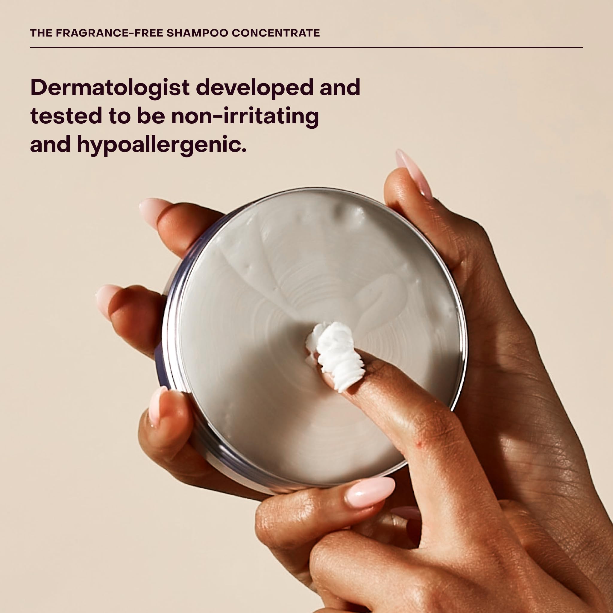 Everist The Fragrance-Free Shampoo Concentrate, Cleansing, Hydrating and Soothing for All Hair Types, Sensitive Skin, Gentle On All Scalpls, Plant-based, Aloe Vera, 3.4 fl oz, 50+ Washes, TIN