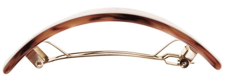 France Luxe Rectangle Volume Barrette - Caramel Horn by France Luxe