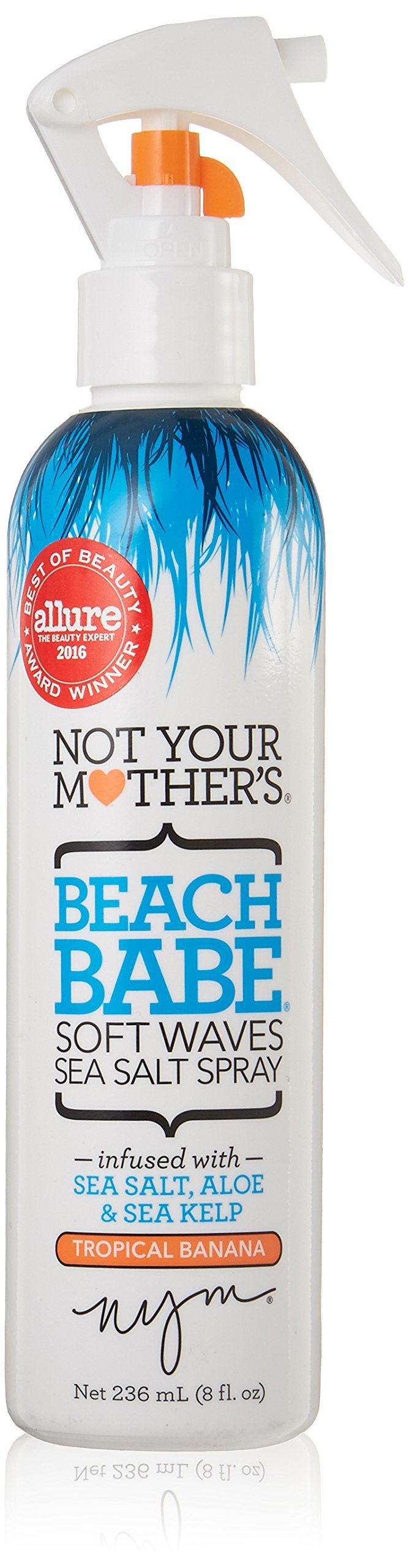 Not Your Mother's Beach Babe Soft Waves Sea Salt Spray, Tropical Banana Scent - 8 Ounce