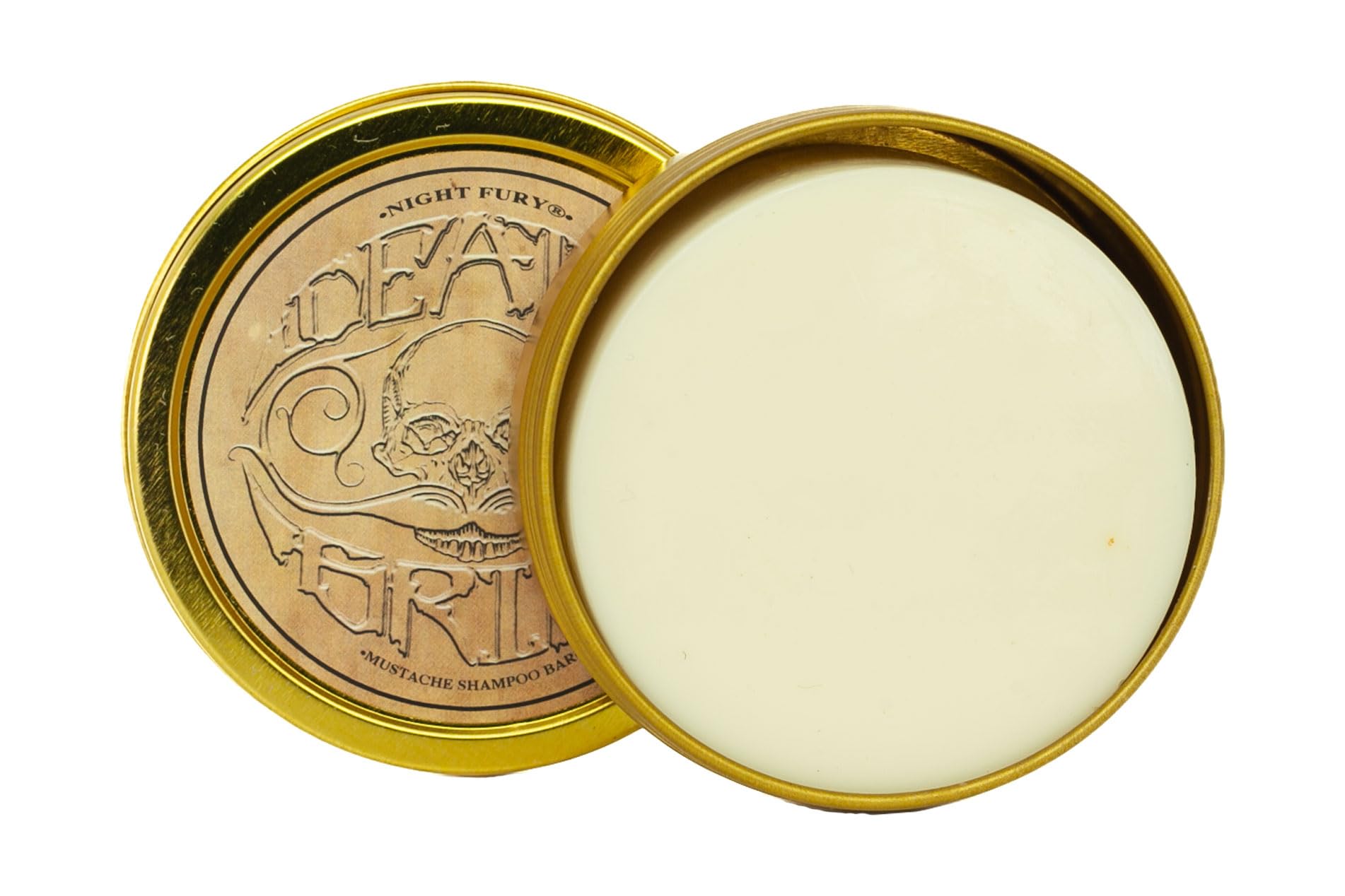 THE VINTAGE GROOMING CO. Night Fury Goat's Milk Shampoo Bar - 4oz Natural Beard & Mustache Care | Men's Face Wash