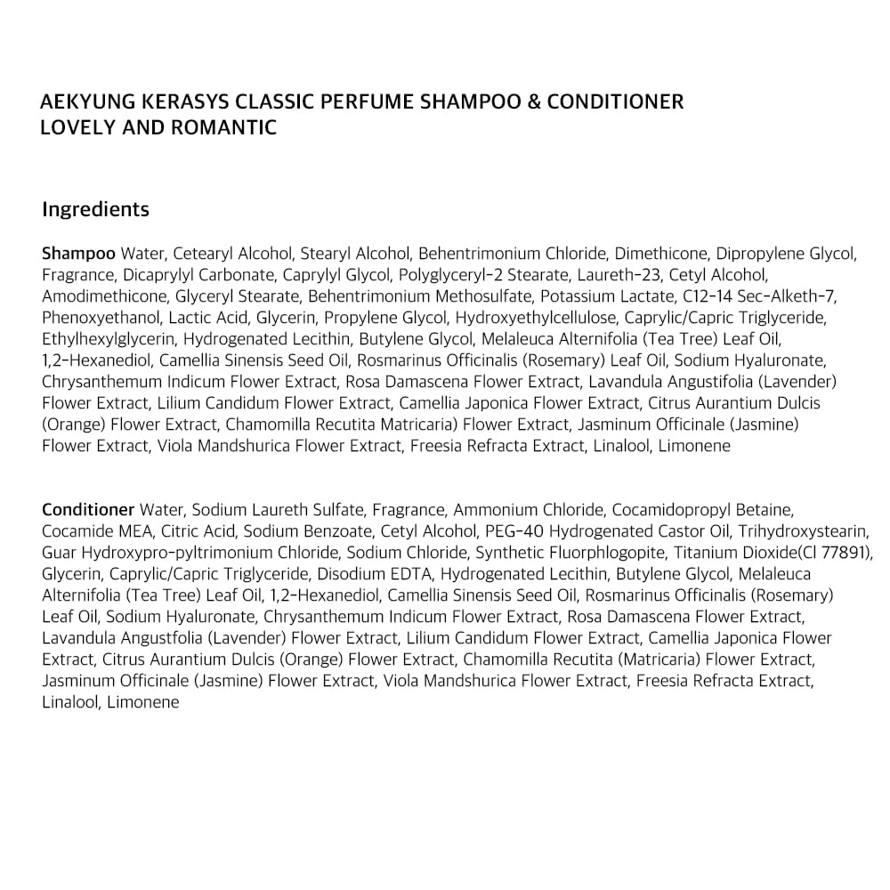 kerasys lovely & romantic perfumed shampoo