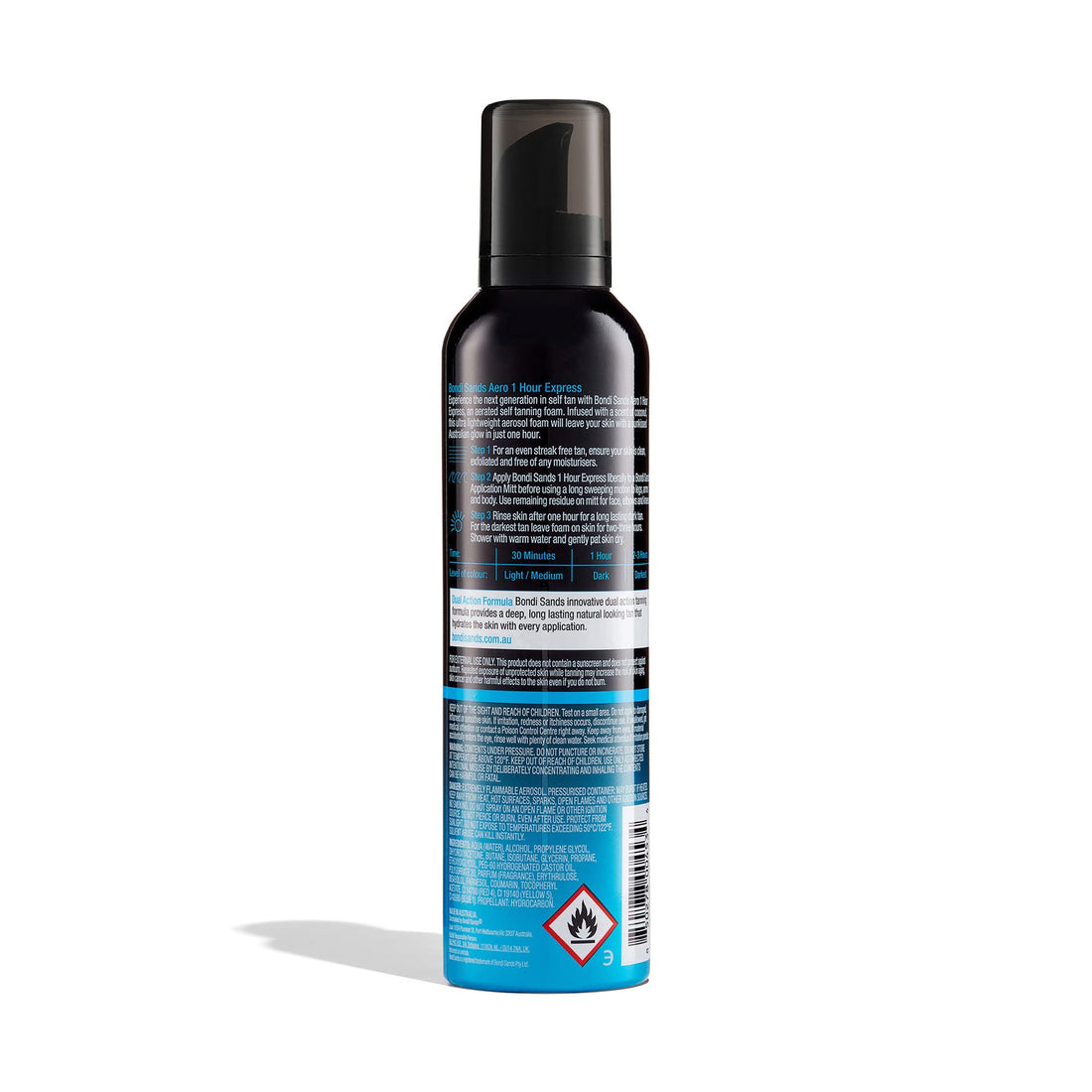 Bondi Sands 1-Hour Express Self Tanning Foam | Lightweight, Coconut Tanning Foam Quickly Provides a Healthy, Flawless, Bronzed Glow | 7.04 oz/225 mL