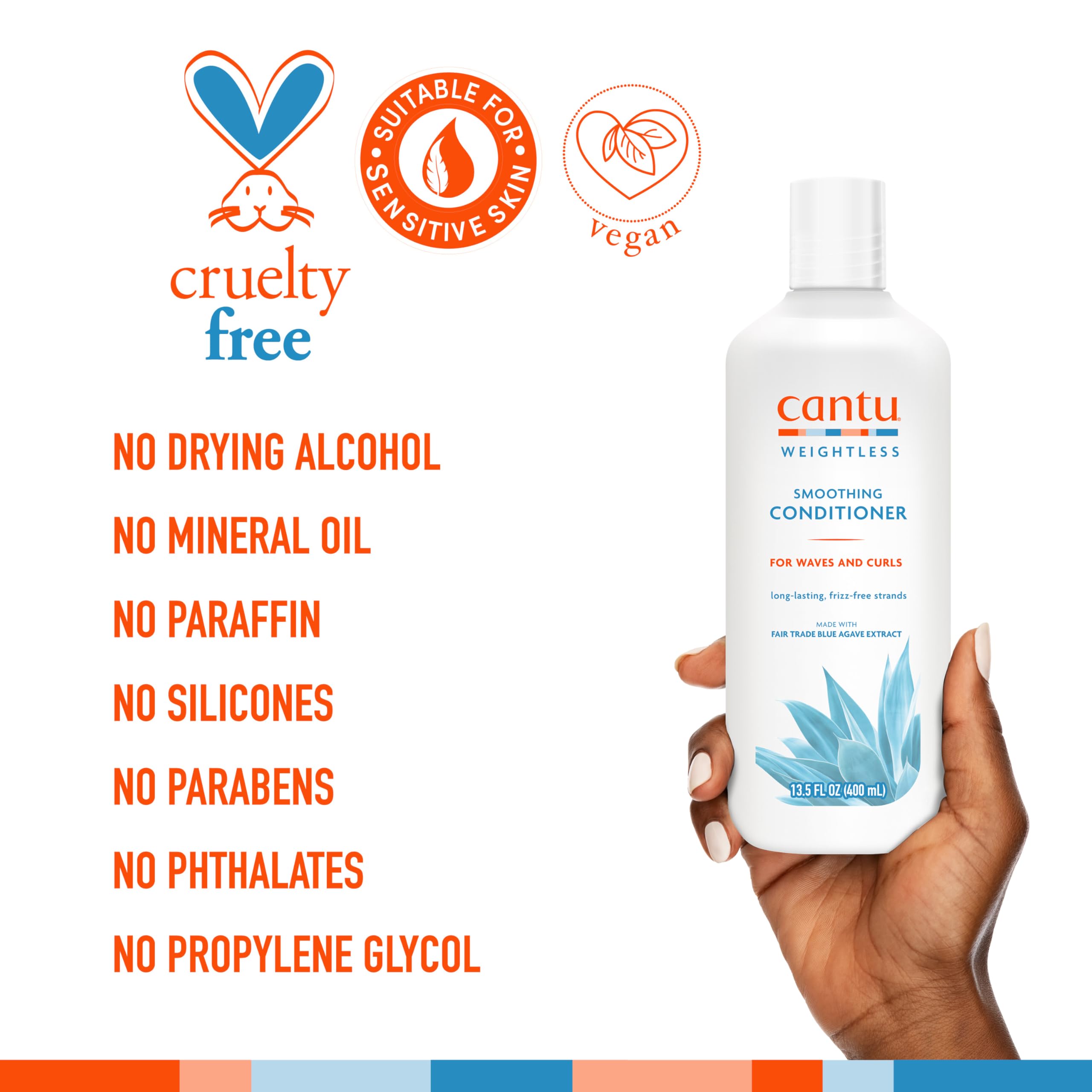 Cantu Weightless Smoothing Conditioner, 13.5 fl oz