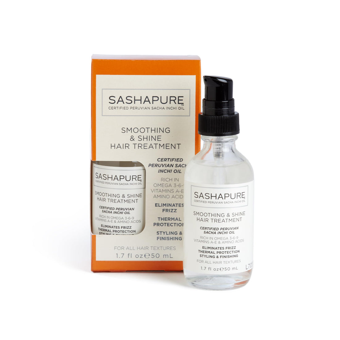 Sashapure Smoothing & Shine Hair Treatment 1.7 Ounce...