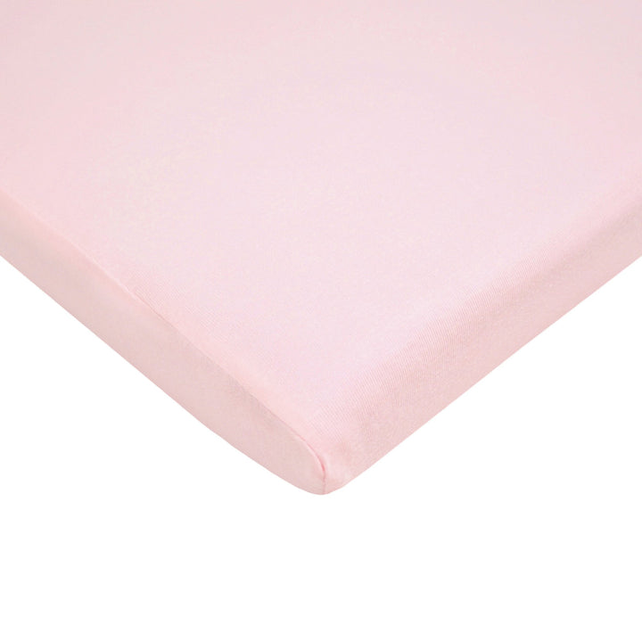 American Baby Company 15 x 33 Fitted Bassinet Sheet, 100% Natural Cotton Jersey Knit, Pink, Soft Breathable, for Girls