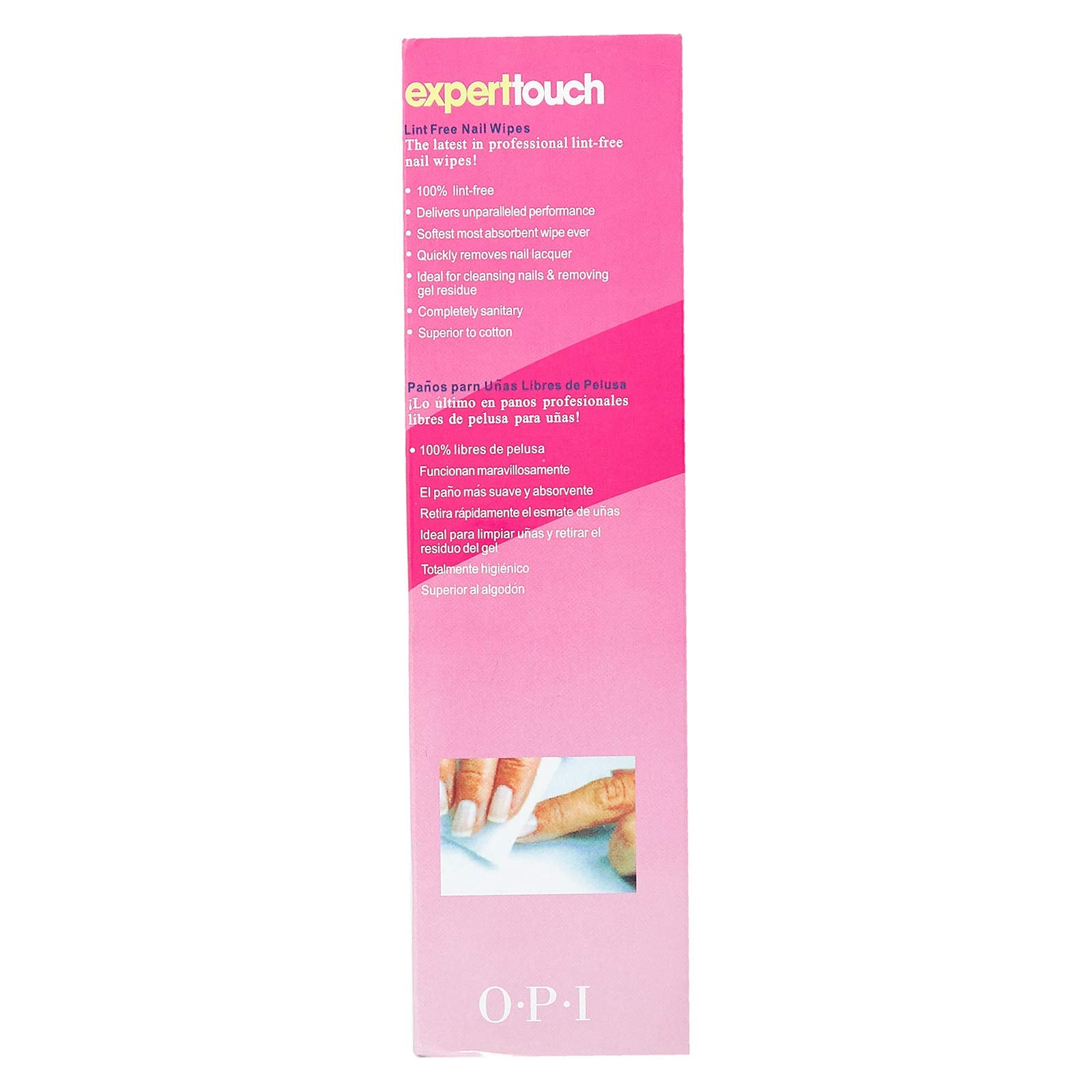 OPI Expert Touch Lint-Free Nail Wipes, 475 Count