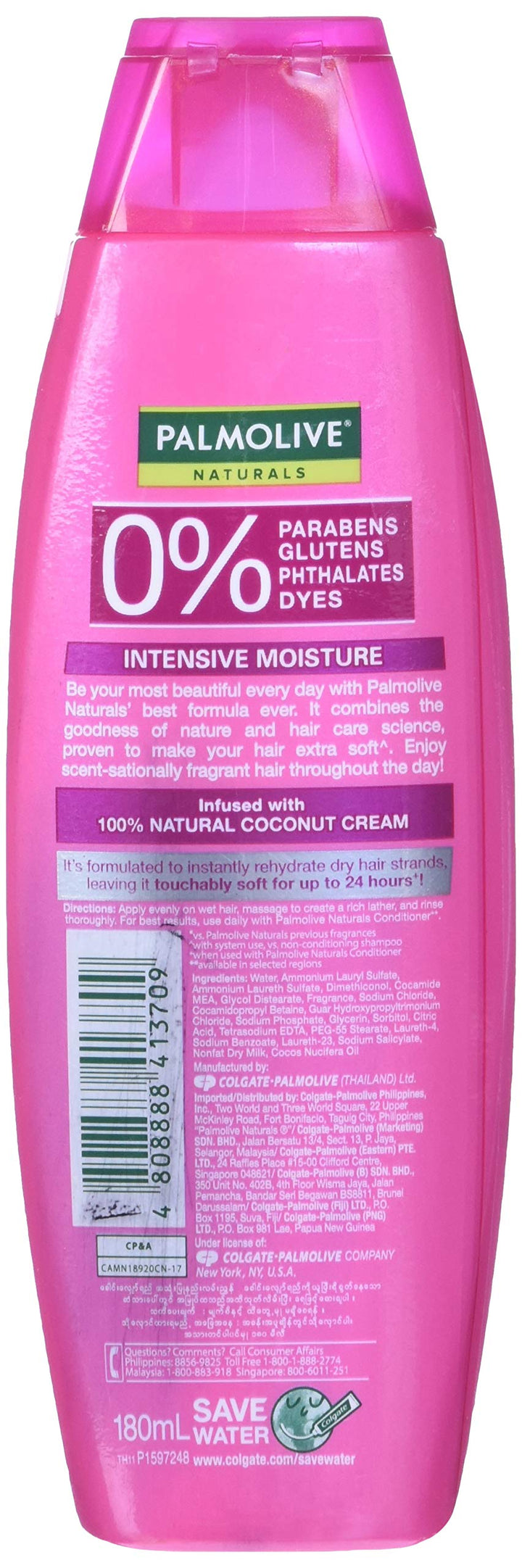 Palmolive Naturals Intensive Moisture Shampoo & Conditioner Dry/Course Hair 180ml