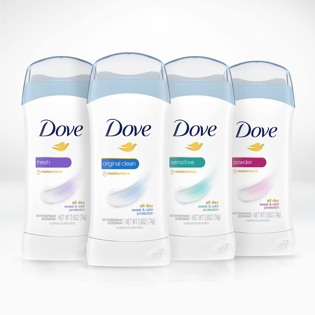 Dove Antiperspirant Deodorant, Powder 2.6 Ounce (Pack of 6)