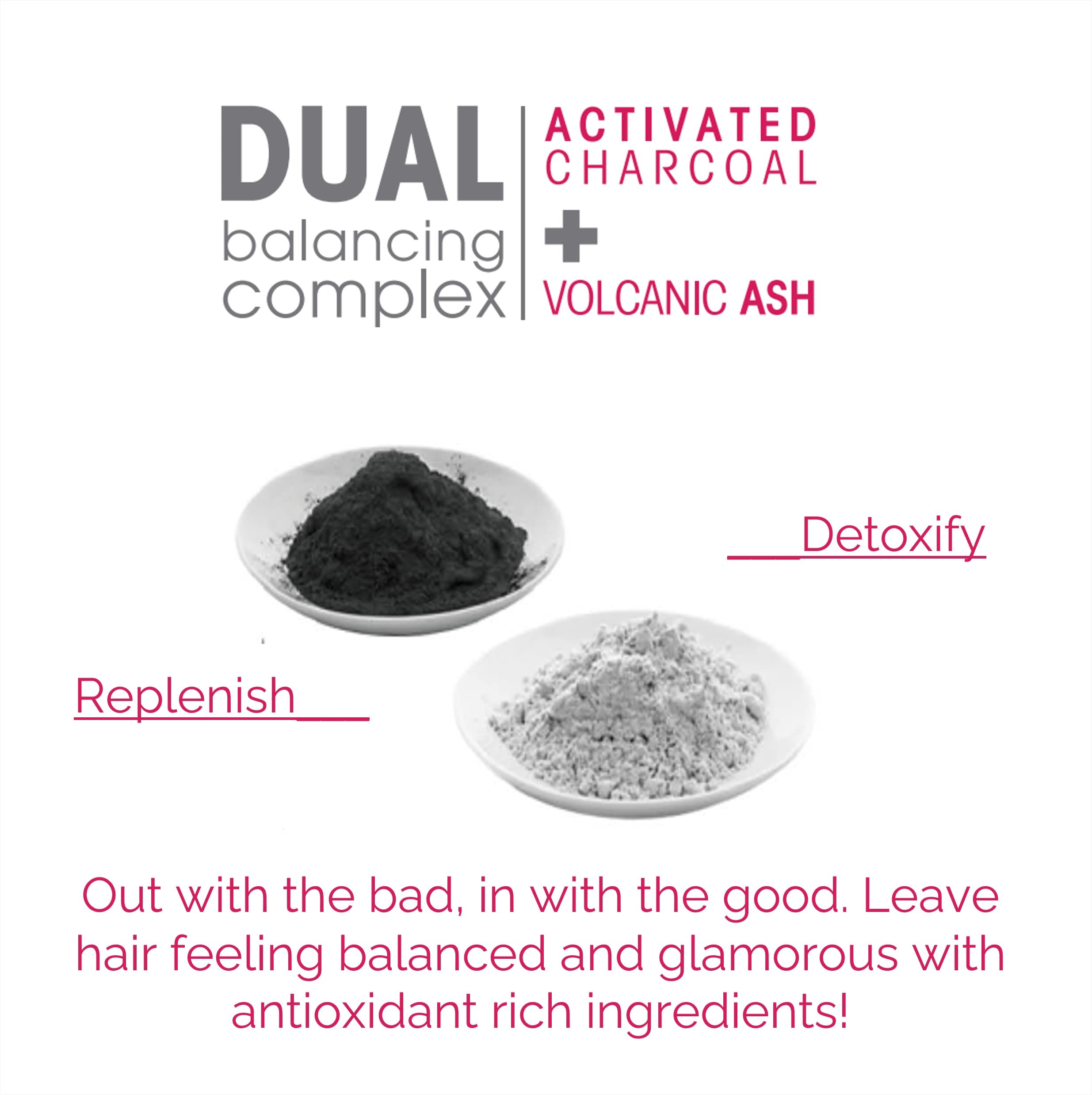 GIOVANNI D:tox Daily Shampoo - Activated Charcoal, Super-Antioxidants Acai & Goji Berry - 8.5 oz