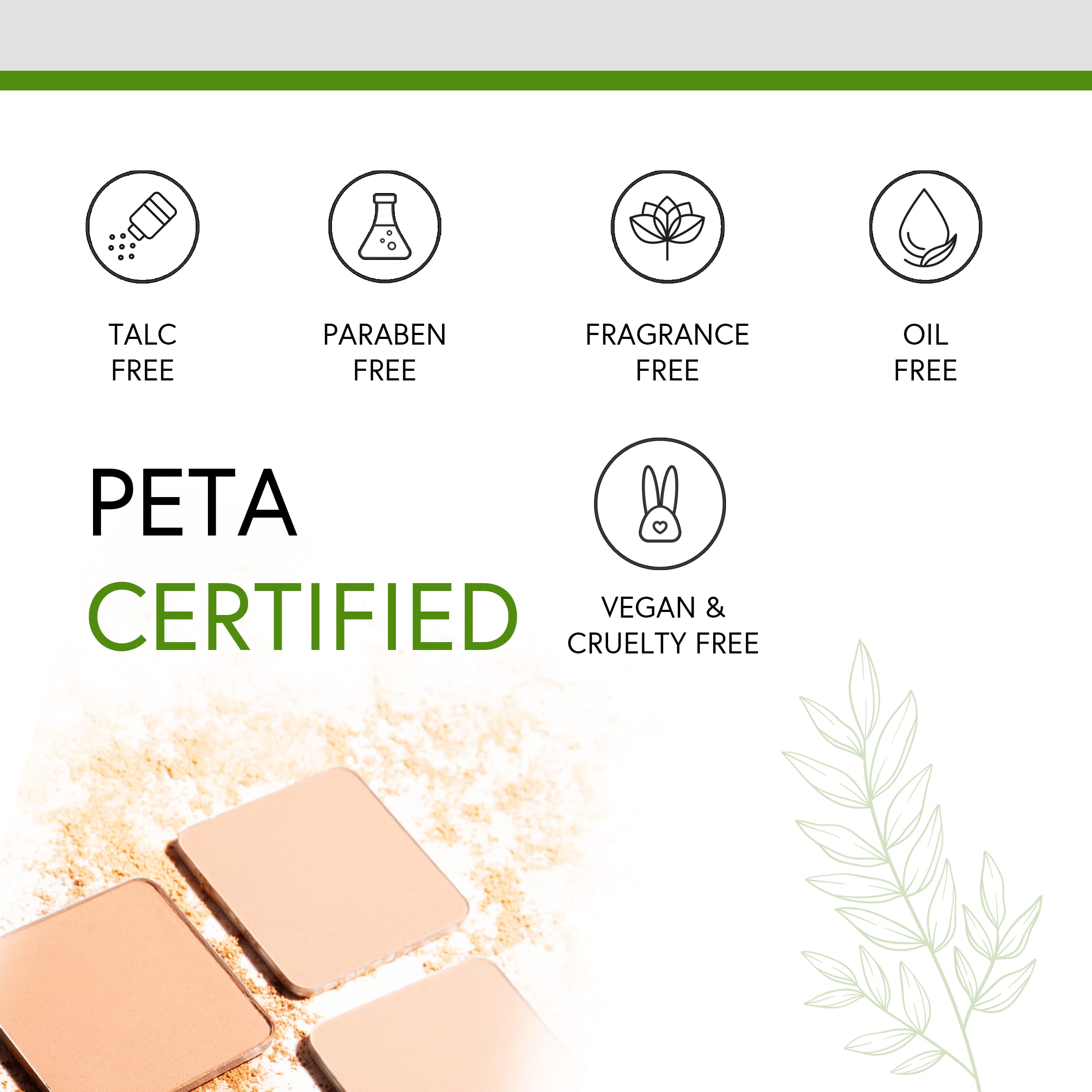 Honeybee Gardens Pressed Mineral Powder Foundation Refill, Fiji