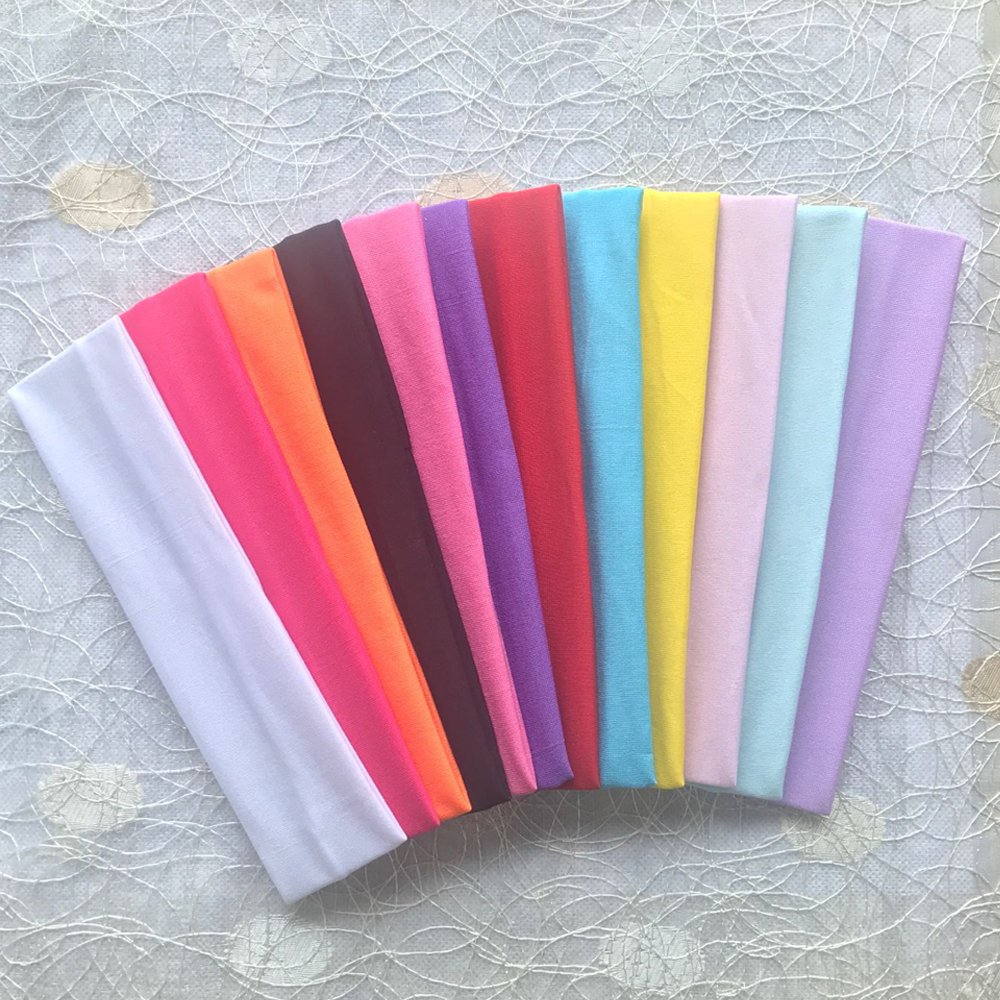 Zapire 12 Packs Headbands Women Hair Bands Stretchy Hairband Soft Head Wrap Beauty Elastic Headbands For Women Hair Accessories For Girl Women Head BandsË†12 Packs