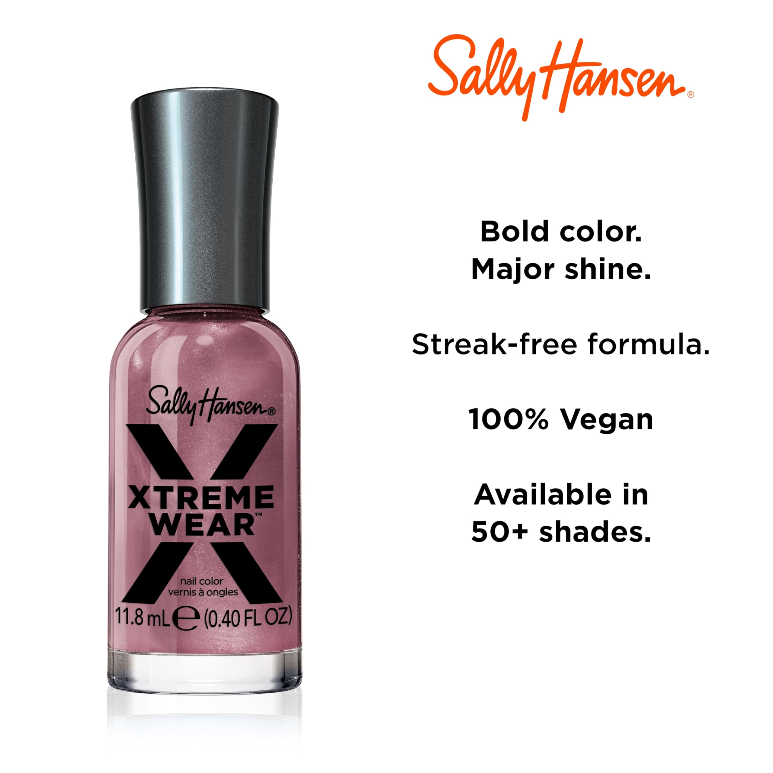 Sally Hansen Xtreme Wear, Angel Energy, Nail Polish, Doesn't Chip, Beautiful Colors, Long Lasting, Fade Resistant, Easy to Apply, 0.4oz