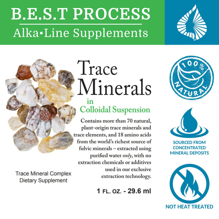 Morter Trace Minerals in Colloidal Suspension — Morter HealthSystem Best Process Alkaline — Nutrient Dense Trace Elements, Fulvic Minerals & Amino Acids