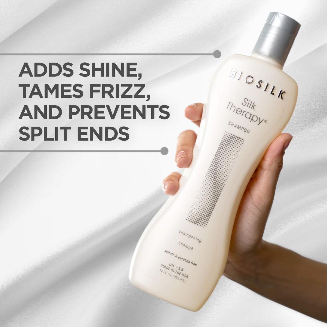 Biosilk Silk Therapy Shampoo, 12 Fl Oz, Package may vary