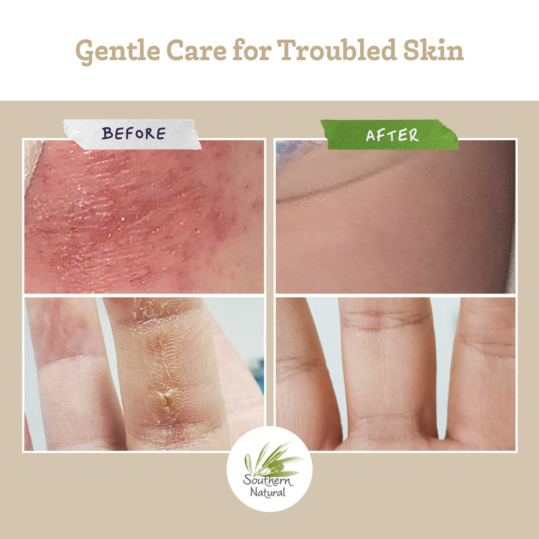 Southern Natural Goat Milk Soap Bar- Rosemary Mint - For Dry Sensitive Skin. Natural Handmade Soap For Men, Women, Kids & Baby. Great For Face and Body.