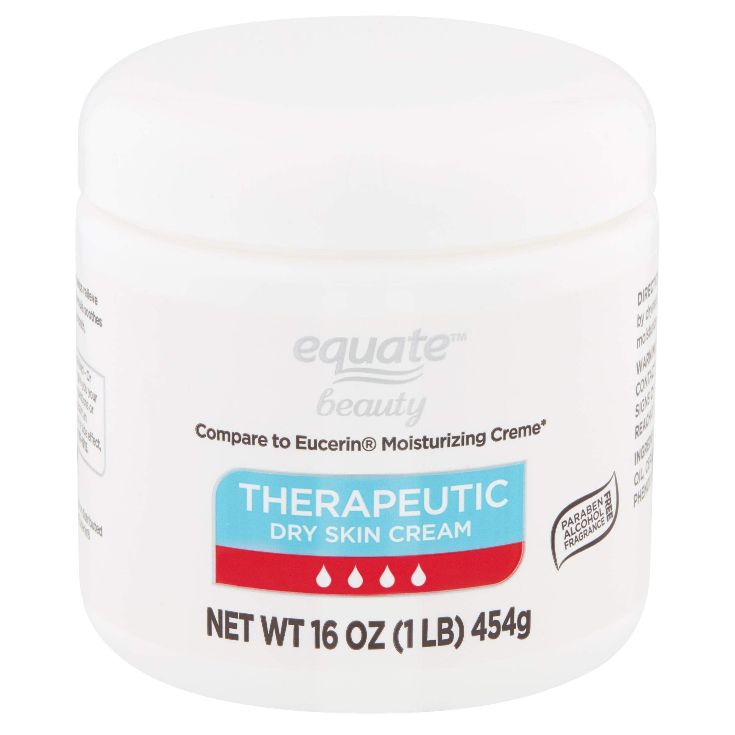 Equate Therapeutic Dry Skin Cream, 16 Oz