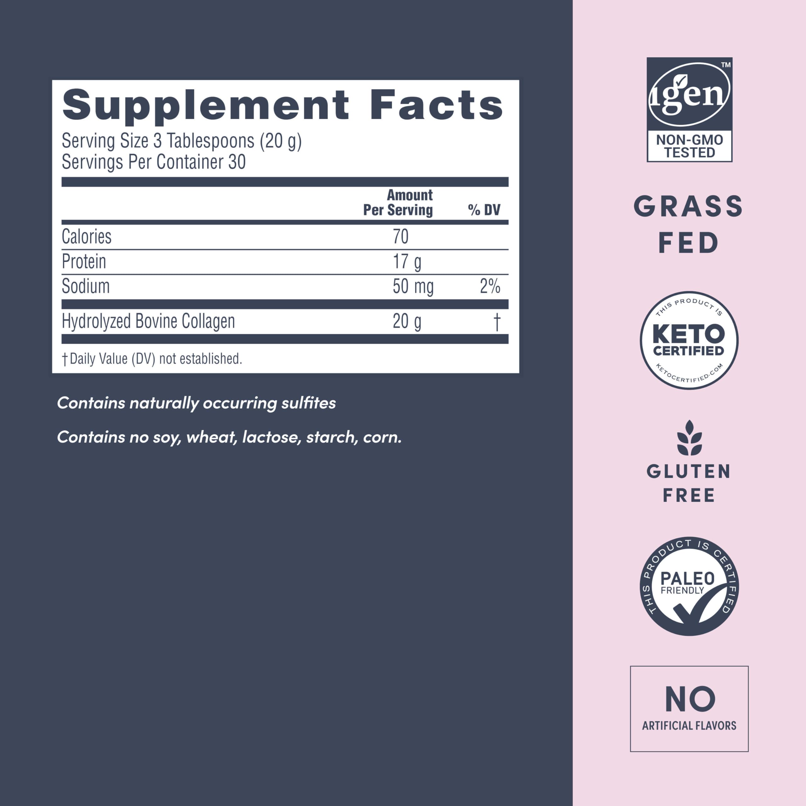 NeoCell Super Collagen Peptides, Unflavored, Powder, 21.2 oz., 1 Canister