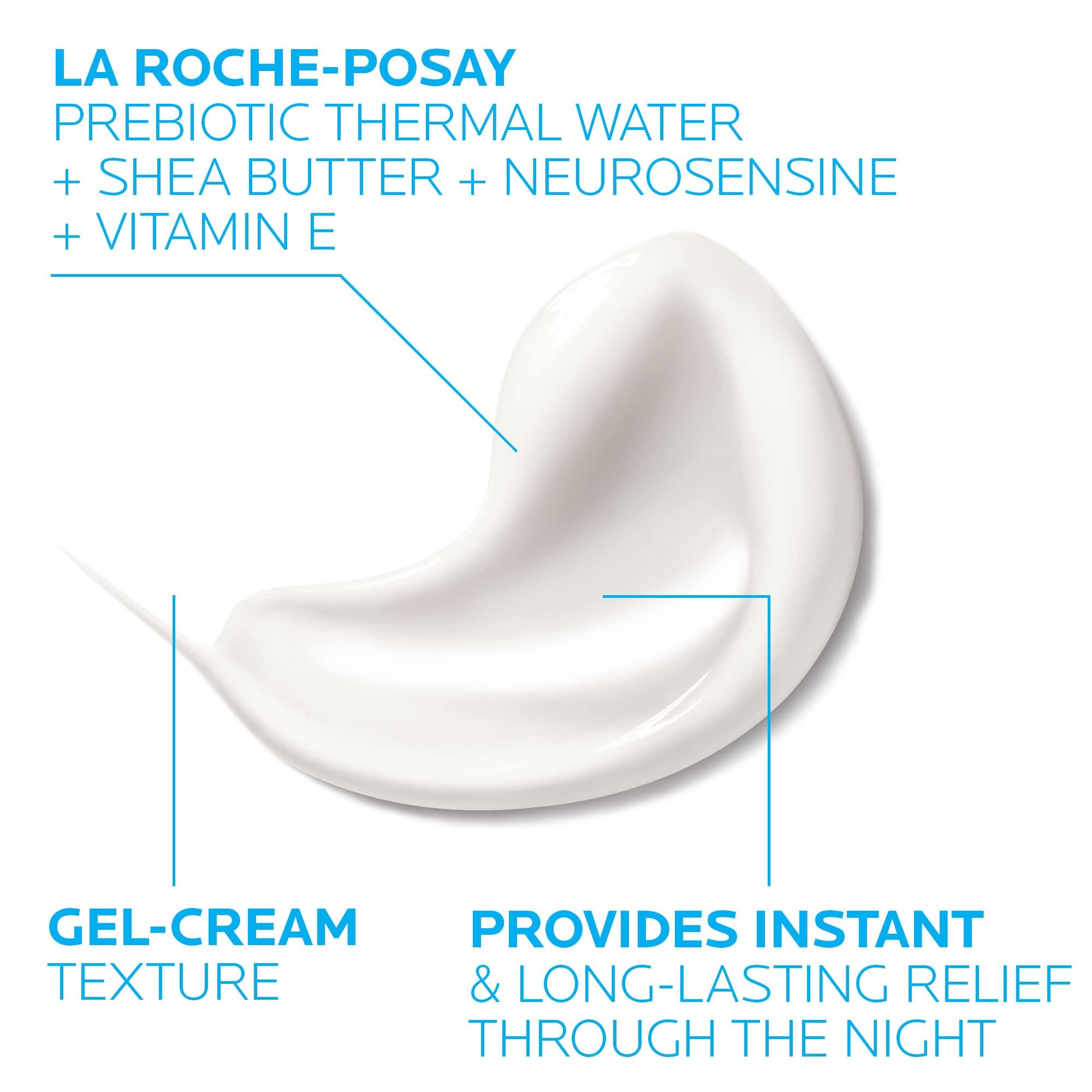 La Roche-Posay Toleriane Dermallergo Night Cream for Face Intense Soothing Moisturizer with Vitamin E, Allergy Tested, for Sensitive Skin, Formerly Toleriane Ultra Night