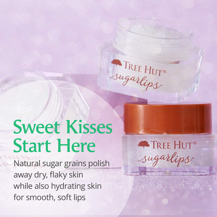 Tree Hut Sugar Lips Lip Scrub, 0.34oz, Ultra Hydrating Lip Scrub for Nourishing Essential Lip Care