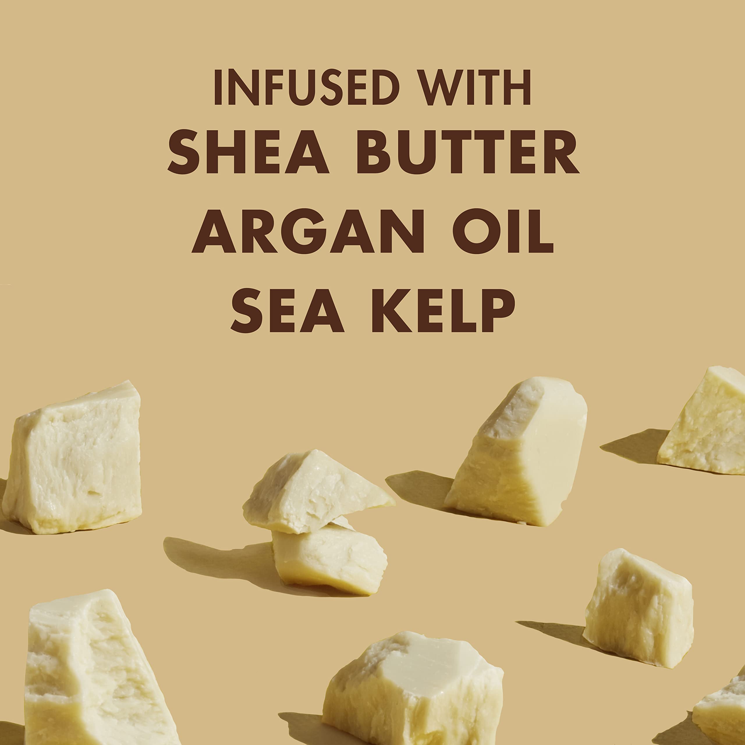 SheaMoisture Deep Moisturizing Hair Care For Curly, Dry and Damaged Hair Raw Shea Butter 3 Count Sulfate Free Shampoo and Conditioner, Hair Detangler with Sea Kelp and Argan Oil