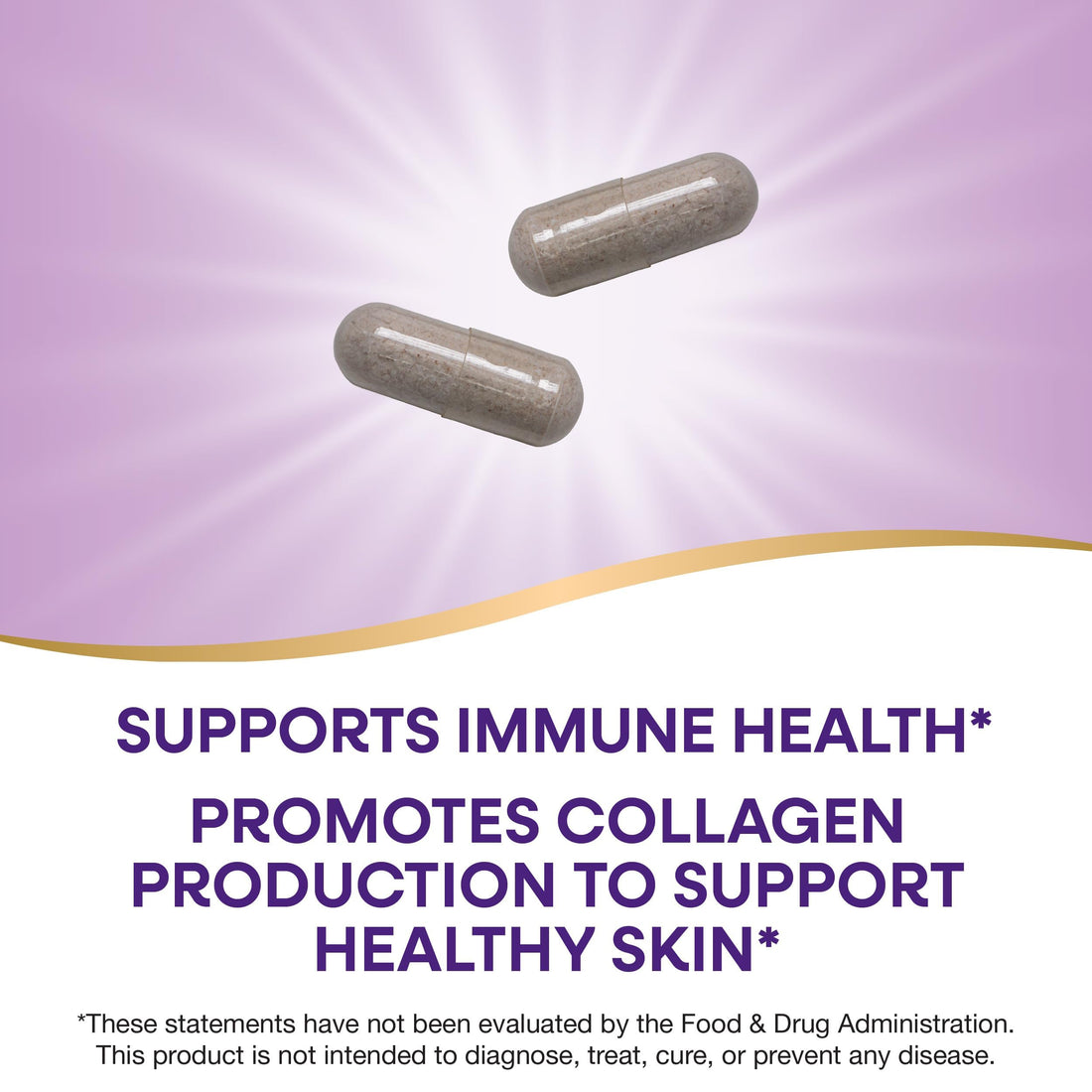 Nature's Way Vitamin C with Rose Hips, Antioxidant & Immune Function Support from vitamin C*, Promotes Collagen for Healthy Skin*, 1,000 mg per 2-Capsule Serving, 500 Capsules (Packaging May Vary)