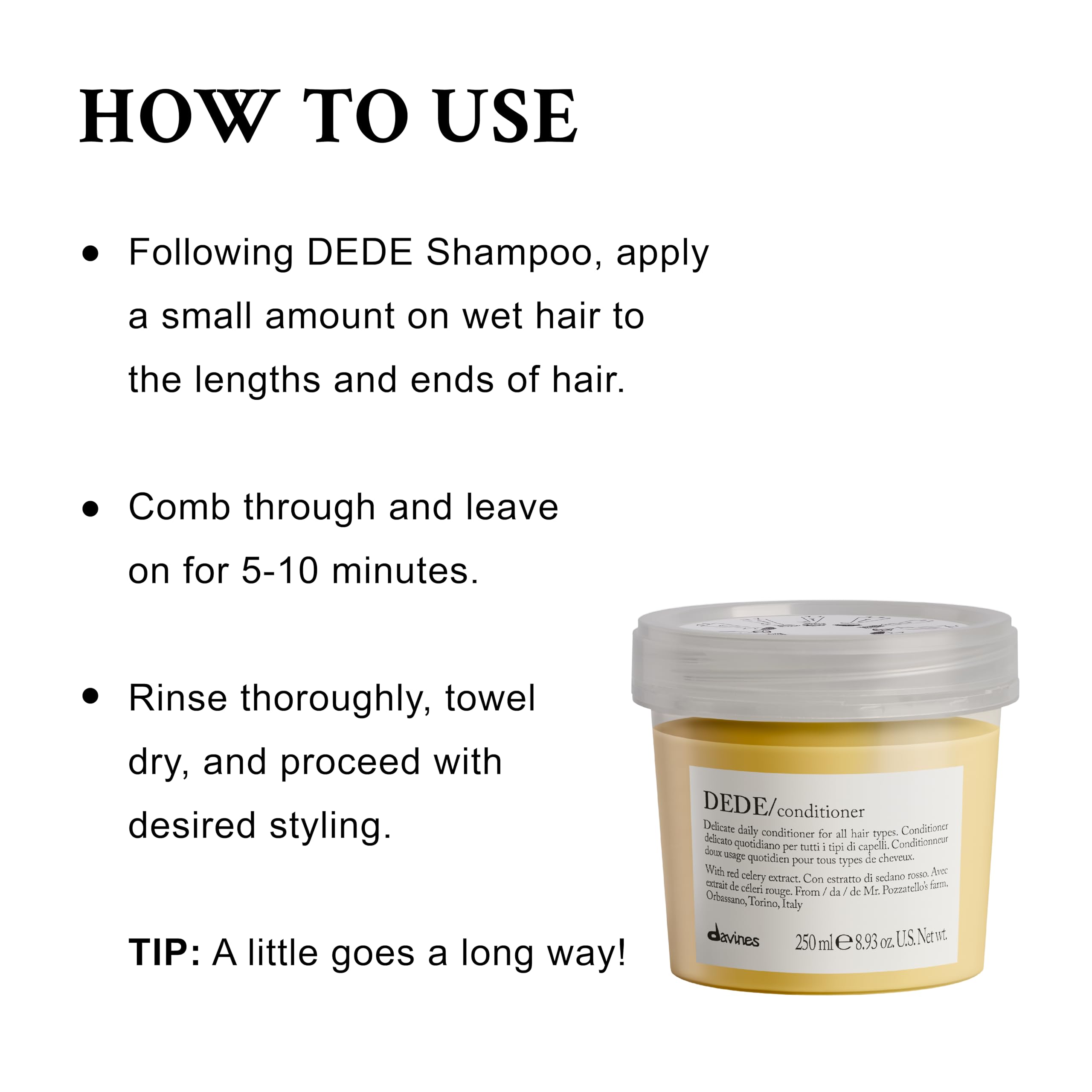 Davines Dede Conditioner, 8.93 Fl Oz
