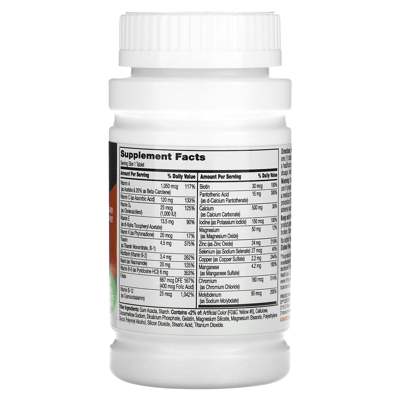 21st Century One Daily Women's 50+ Tablets, 100-Count