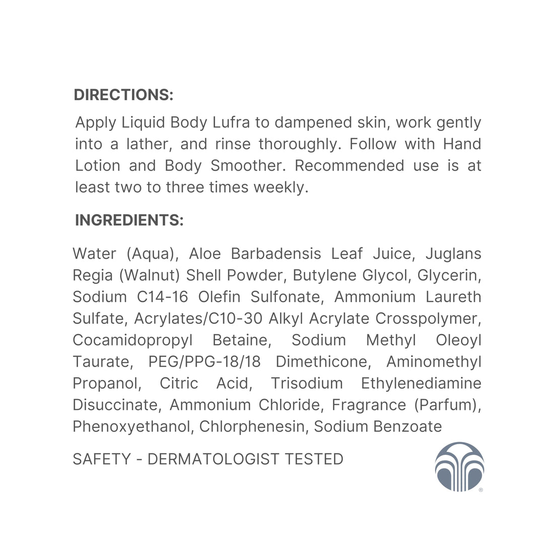 Nu Skin Liquid Body Lufra