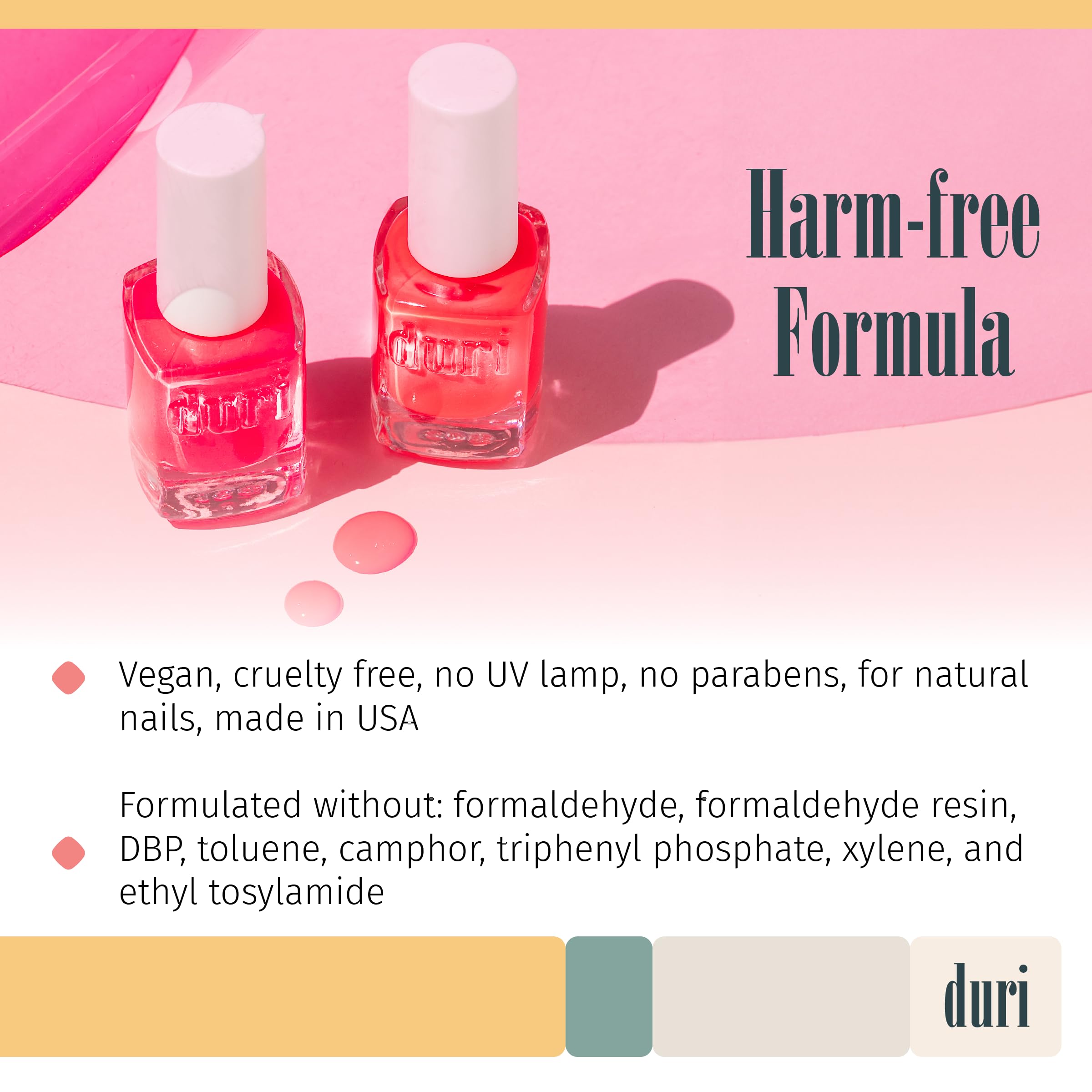 duri Nail Polish, 645N Windy City Roar, Neon Bright Orange, Matte, Opaque, 0.5 Fl Oz