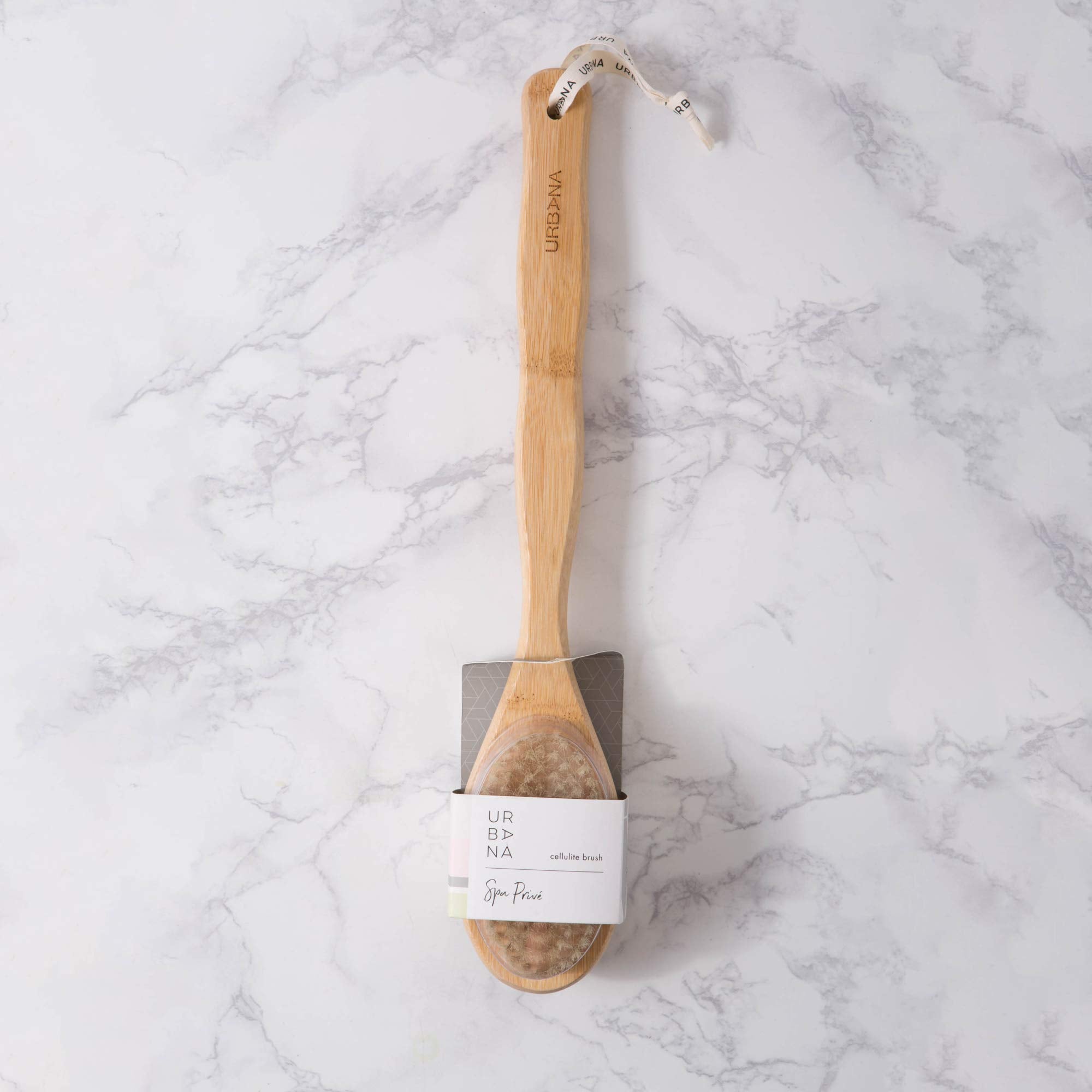 Urbana Spa Prive Natural Cellulite Messager and Exfoliating Scrub Brush