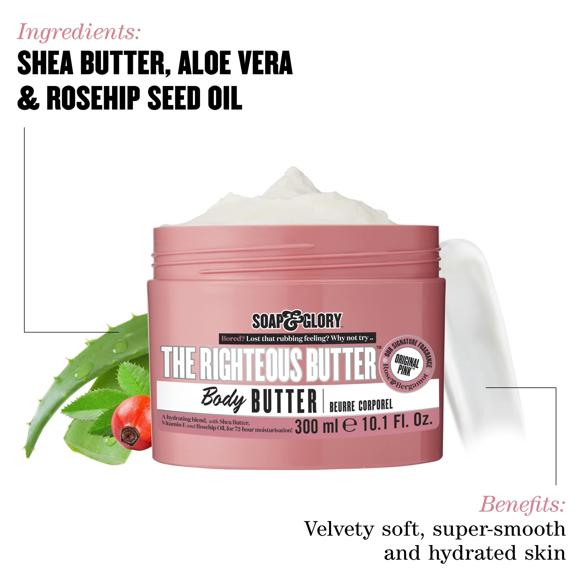 Soap & Glory The Righteous Butter Body Butter 10.1 oz (300 ml)