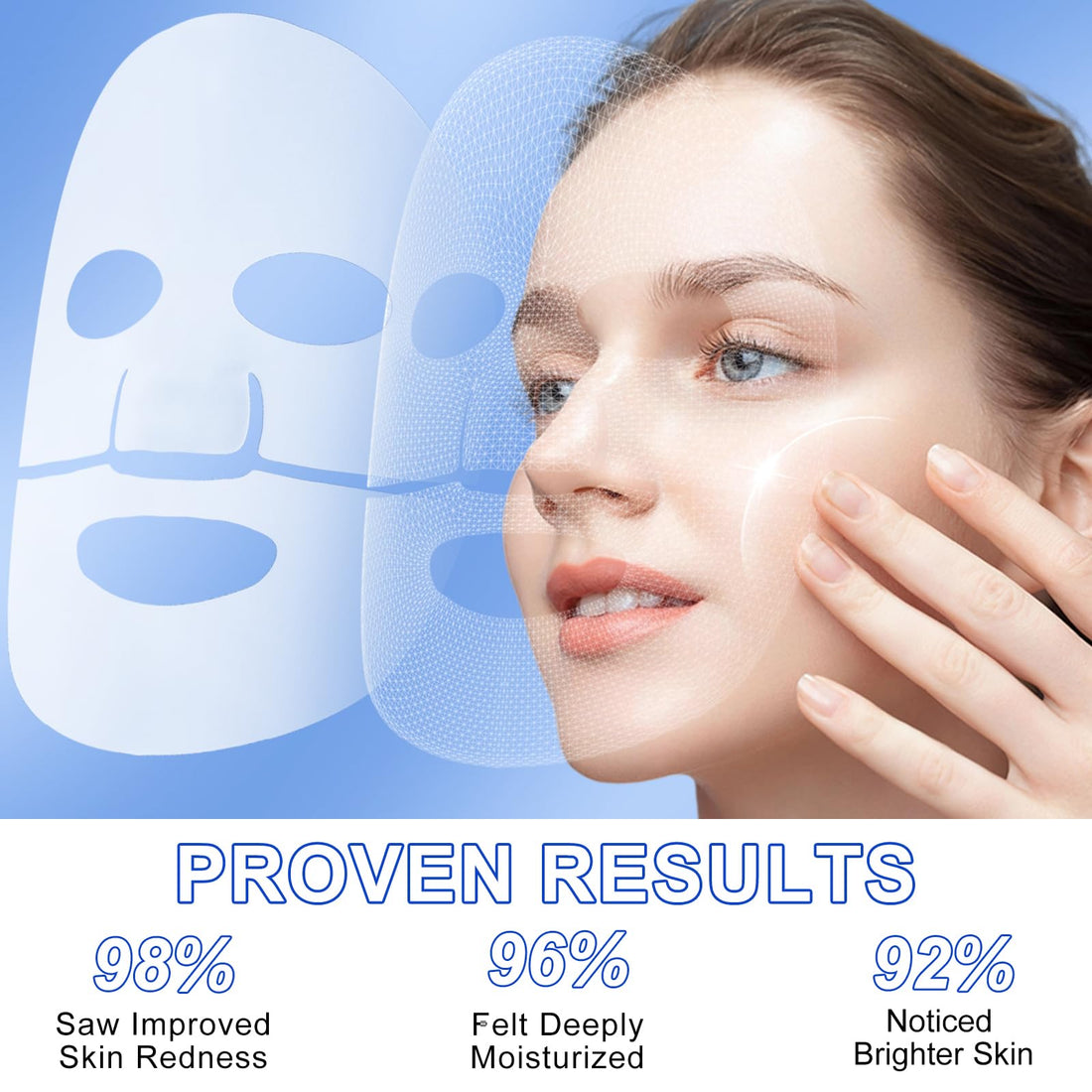 XINSZLIN Bio Collagen Face Mask, Collagen Face Mask Moisturize Enhance Skin, Face Masks skincare Diminishing Fine Lines and Wrinkles, Strengthen and Firm skin, Sheet Mask(6PCS)